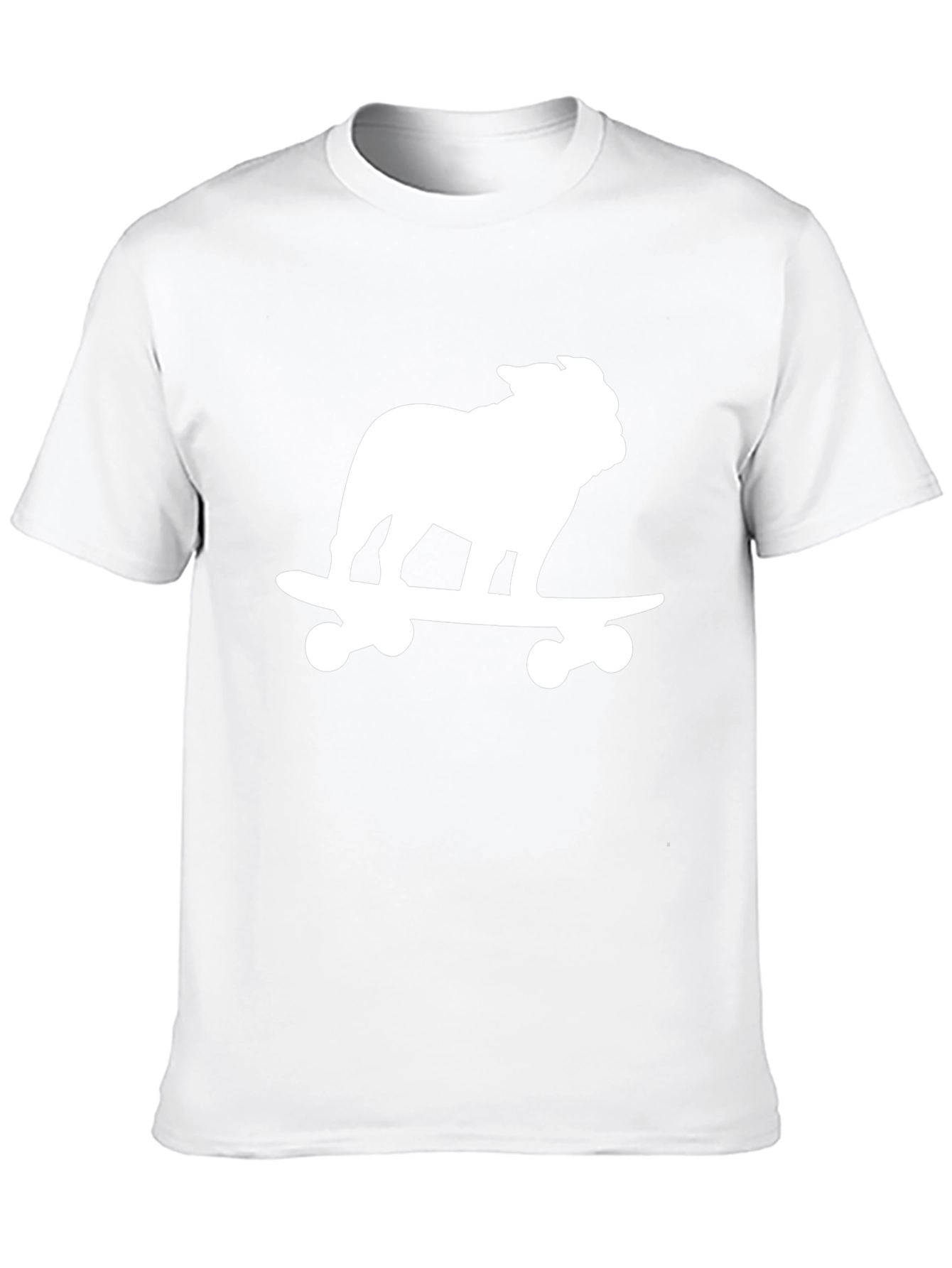 Bulldog Skateboard Black T-Shirt