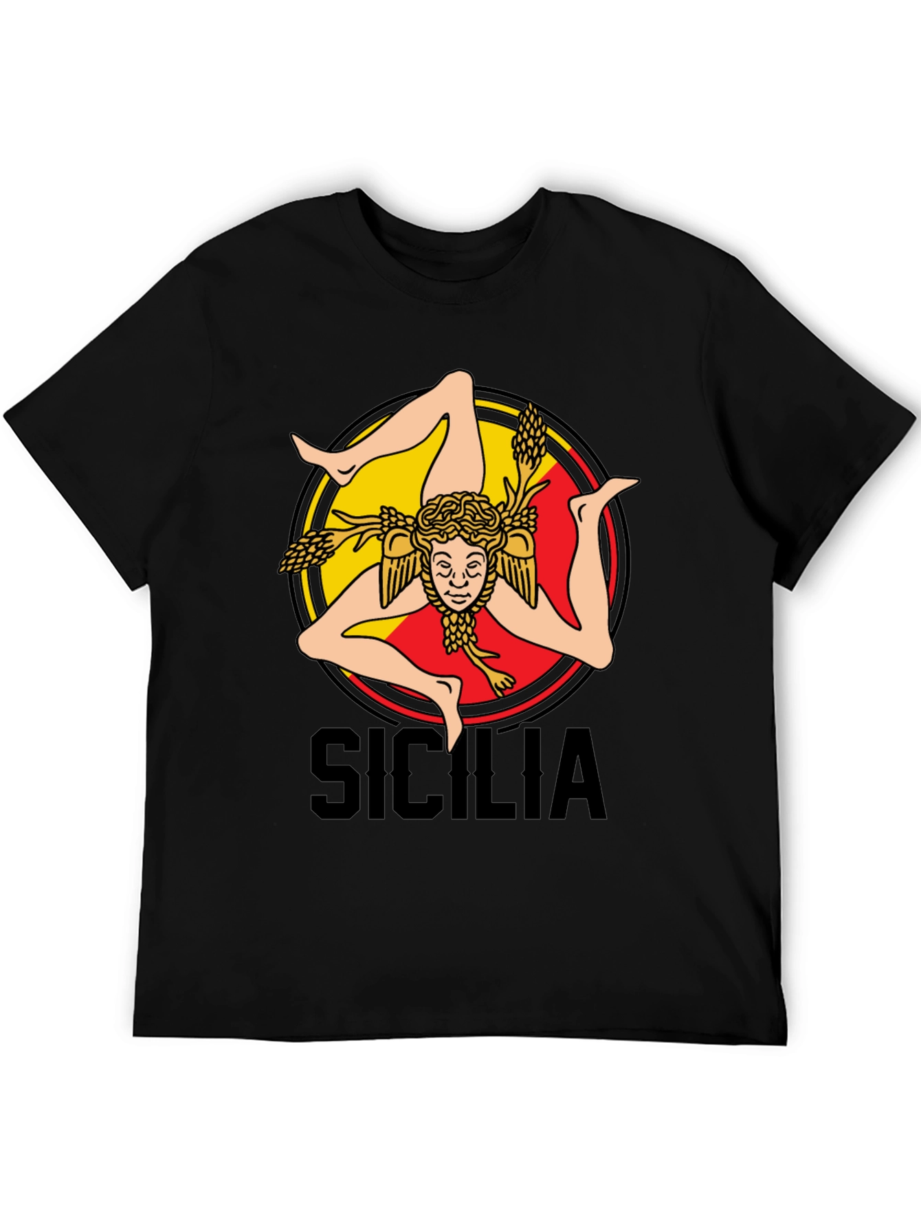 Sicilia T-Shirt - Trinacria Symbol