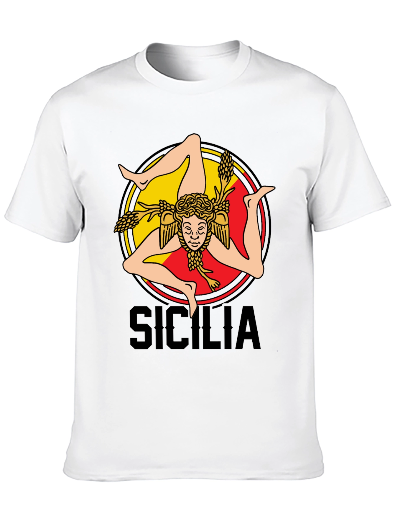 Sicilia T-Shirt - Trinacria Symbol