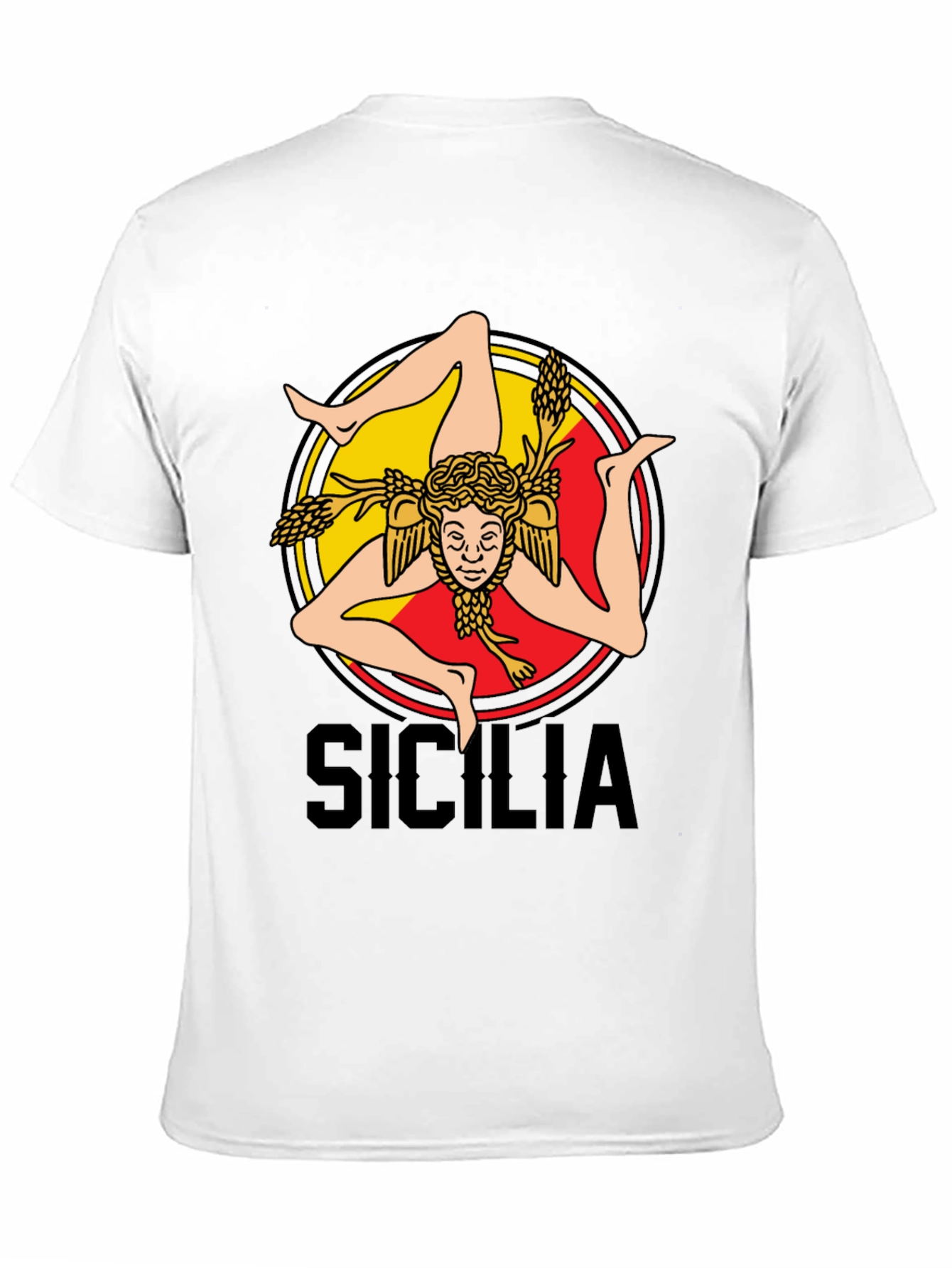 Sicilia T-Shirt - Trinacria Symbol