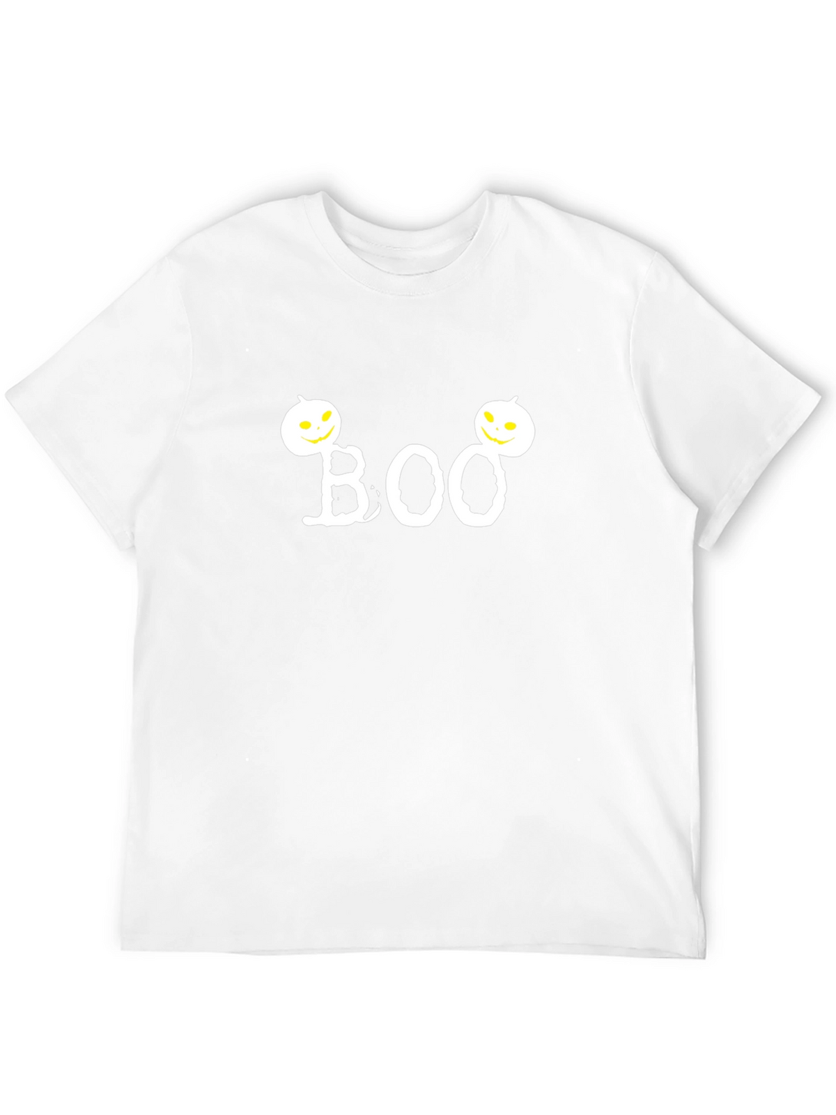 Boo Halloween T-Shirt with Pumpkin Details - Spooky Fun!