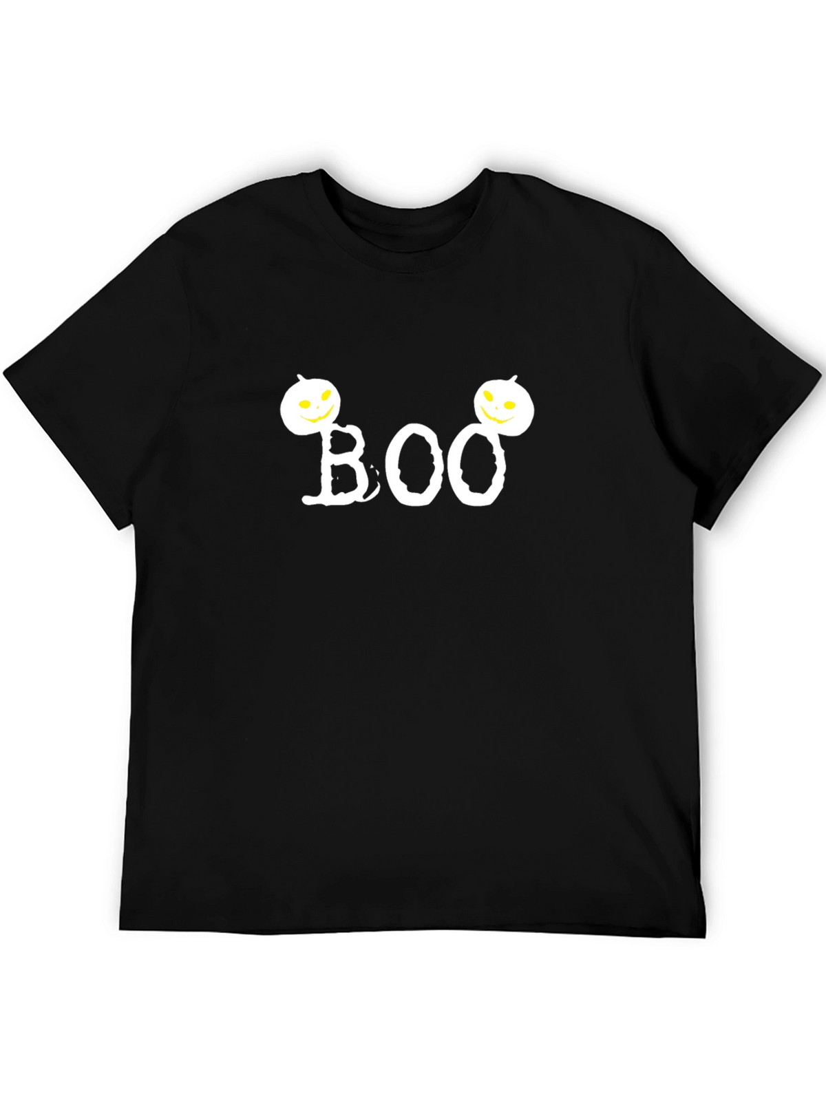 Boo Halloween T-Shirt with Pumpkin Details - Spooky Fun!