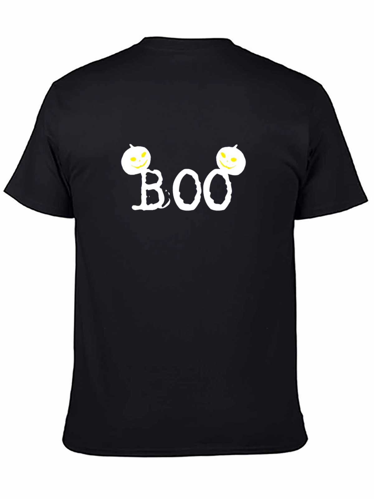 Boo Halloween T-Shirt with Pumpkin Details - Spooky Fun!