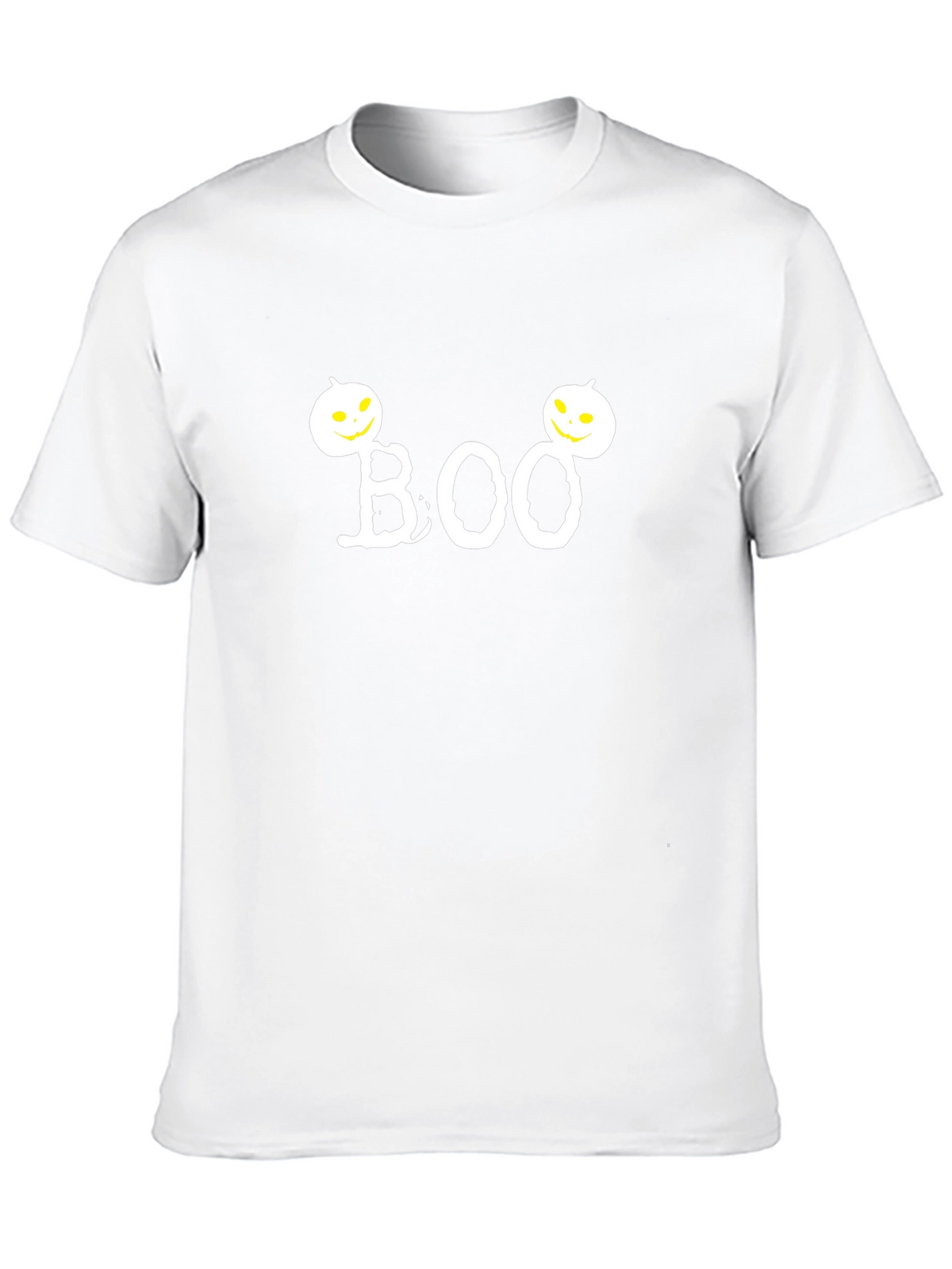 Boo Halloween T-Shirt with Pumpkin Details - Spooky Fun!