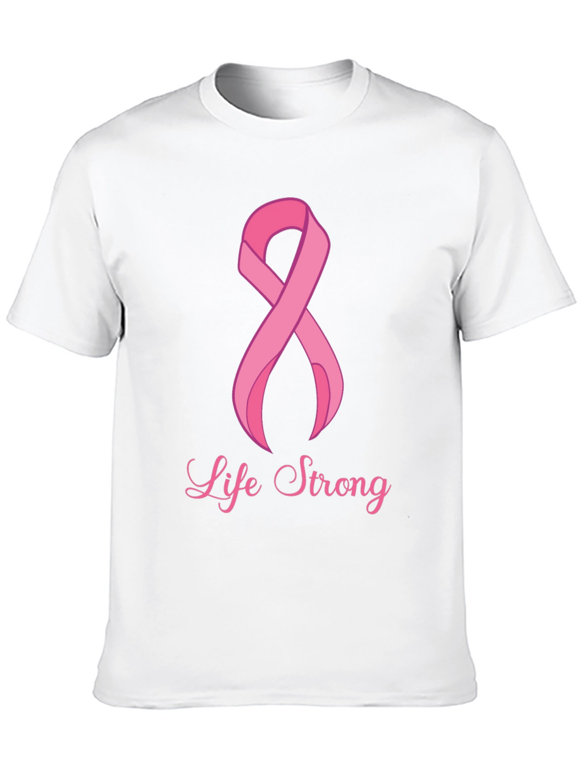 Life Strong Cancer Awareness Black T-Shirt