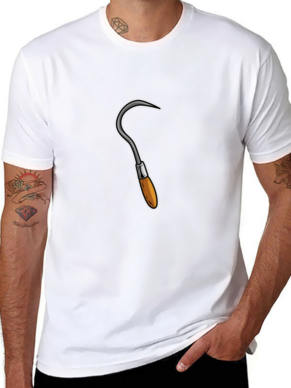 Hook Graphic Tee - Mens Black T-Shirt