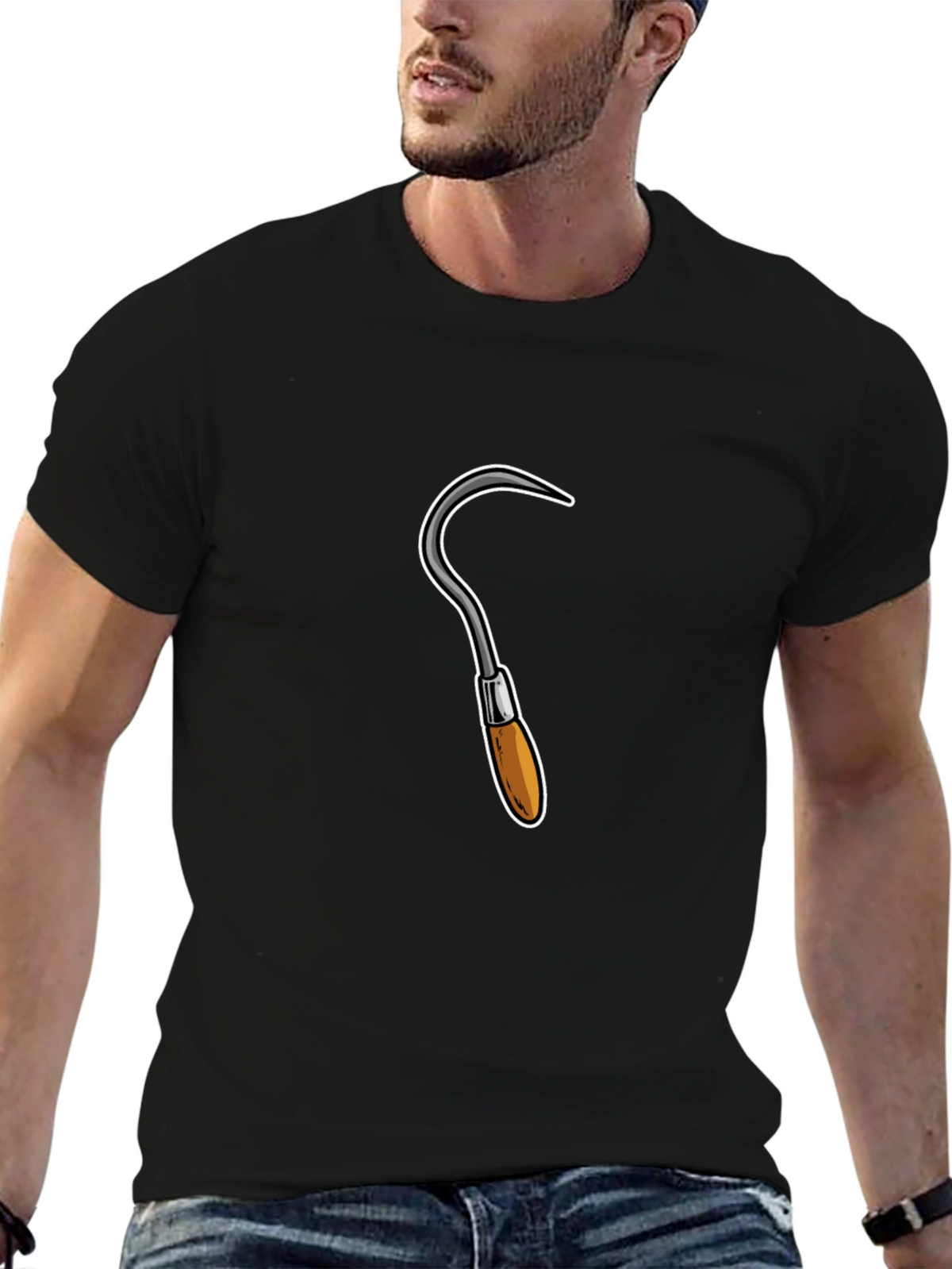 Hook Graphic Tee - Mens Black T-Shirt