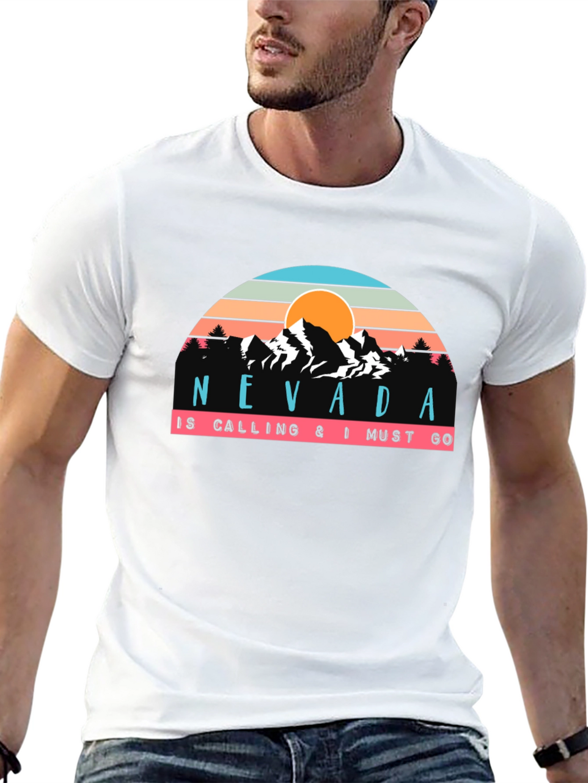 Nevada Calling Graphic Tee