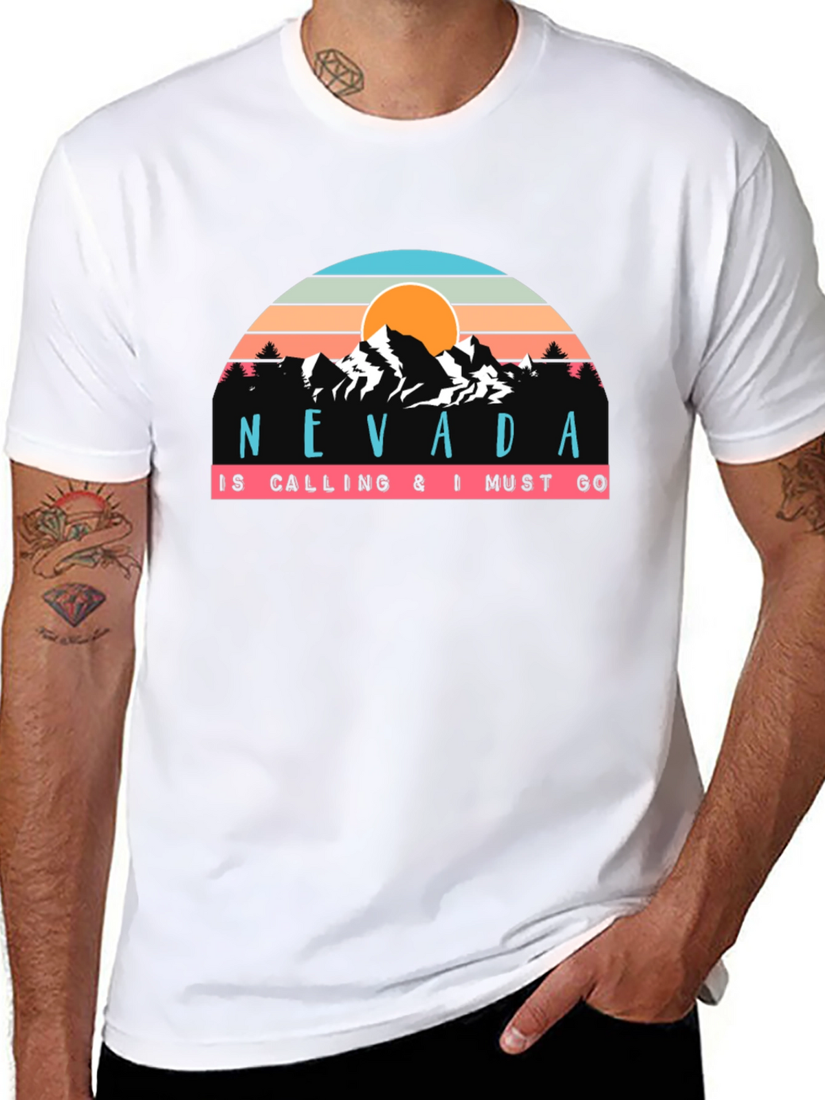 Nevada Calling Graphic Tee