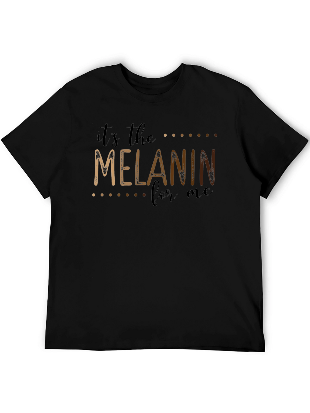 Melanin Pride Black T-Shirt