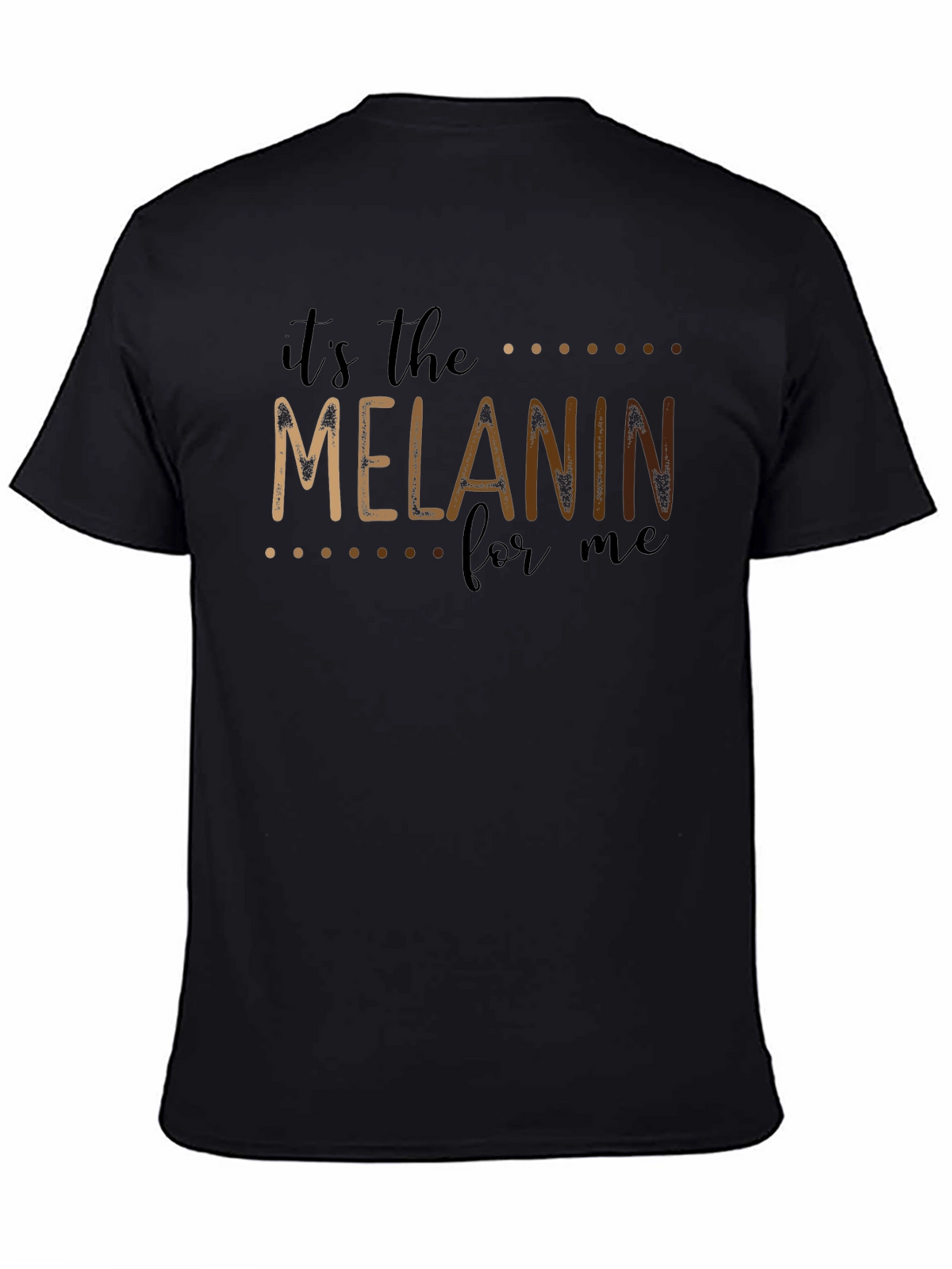 Melanin Pride Black T-Shirt