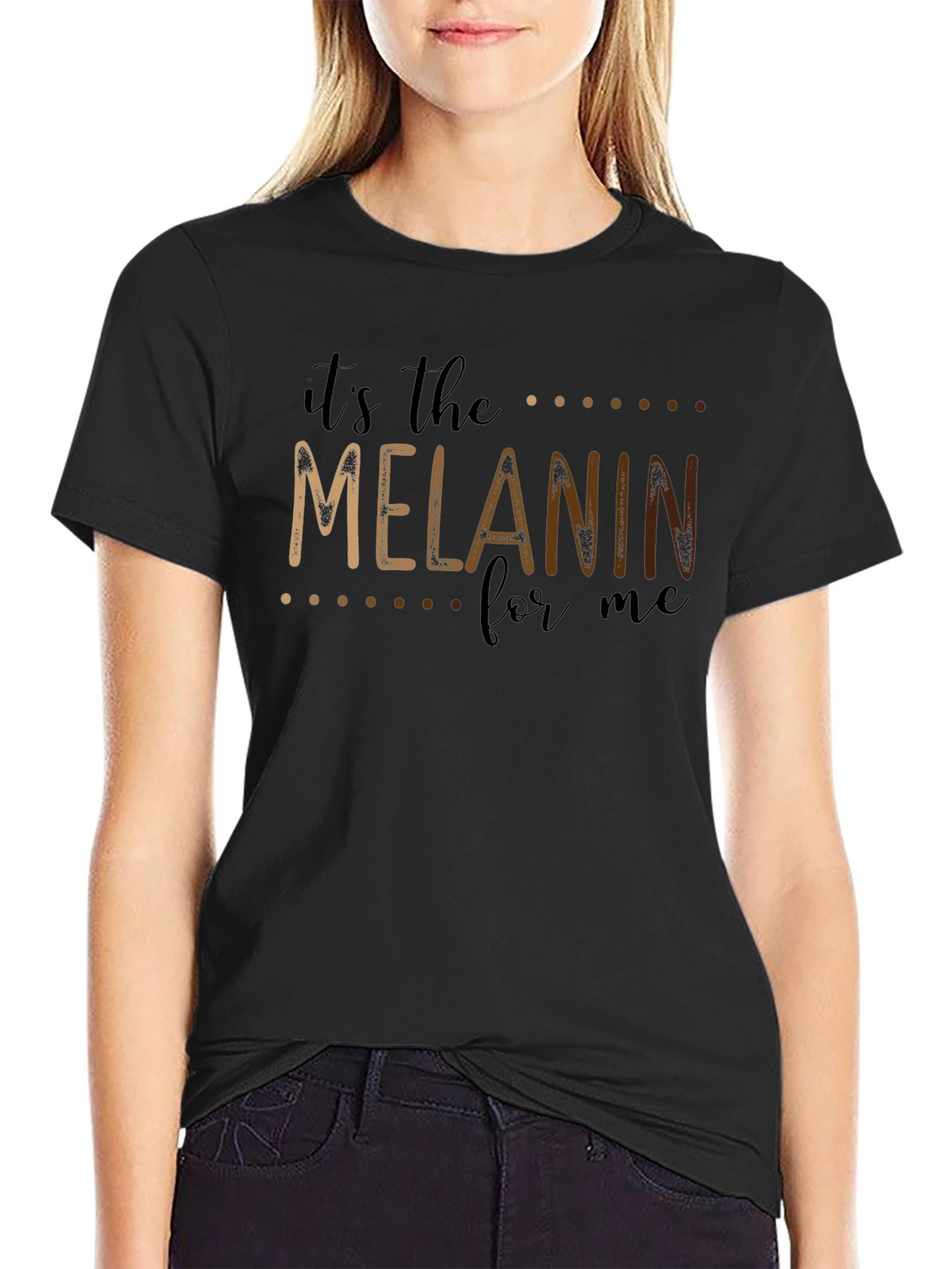 Melanin Pride Black T-Shirt