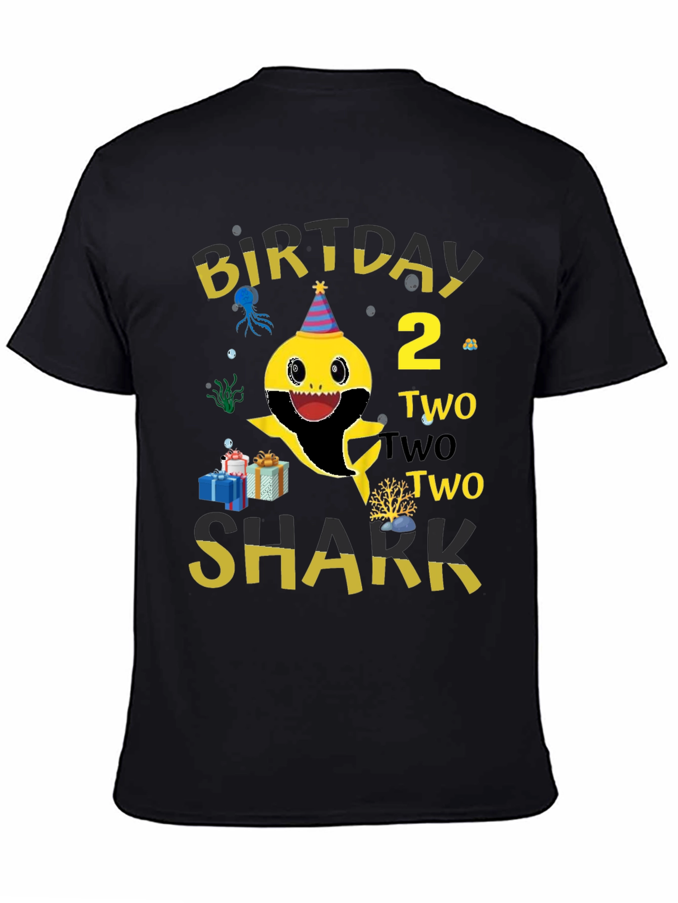 Baby Shark Birthday T-Shirt - Two Two Two