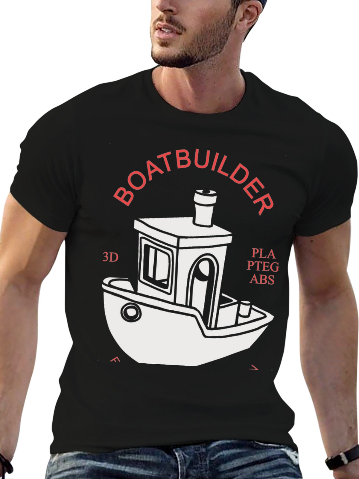 Boatbuilder 3D Printing T-Shirt