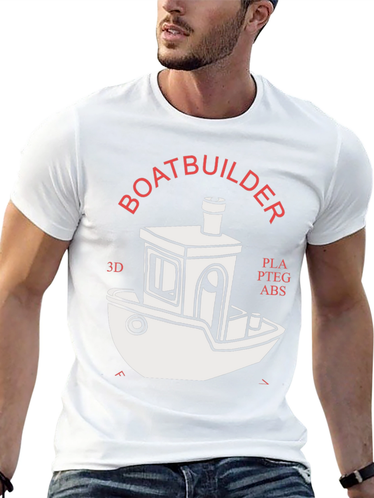 Boatbuilder 3D Printing T-Shirt