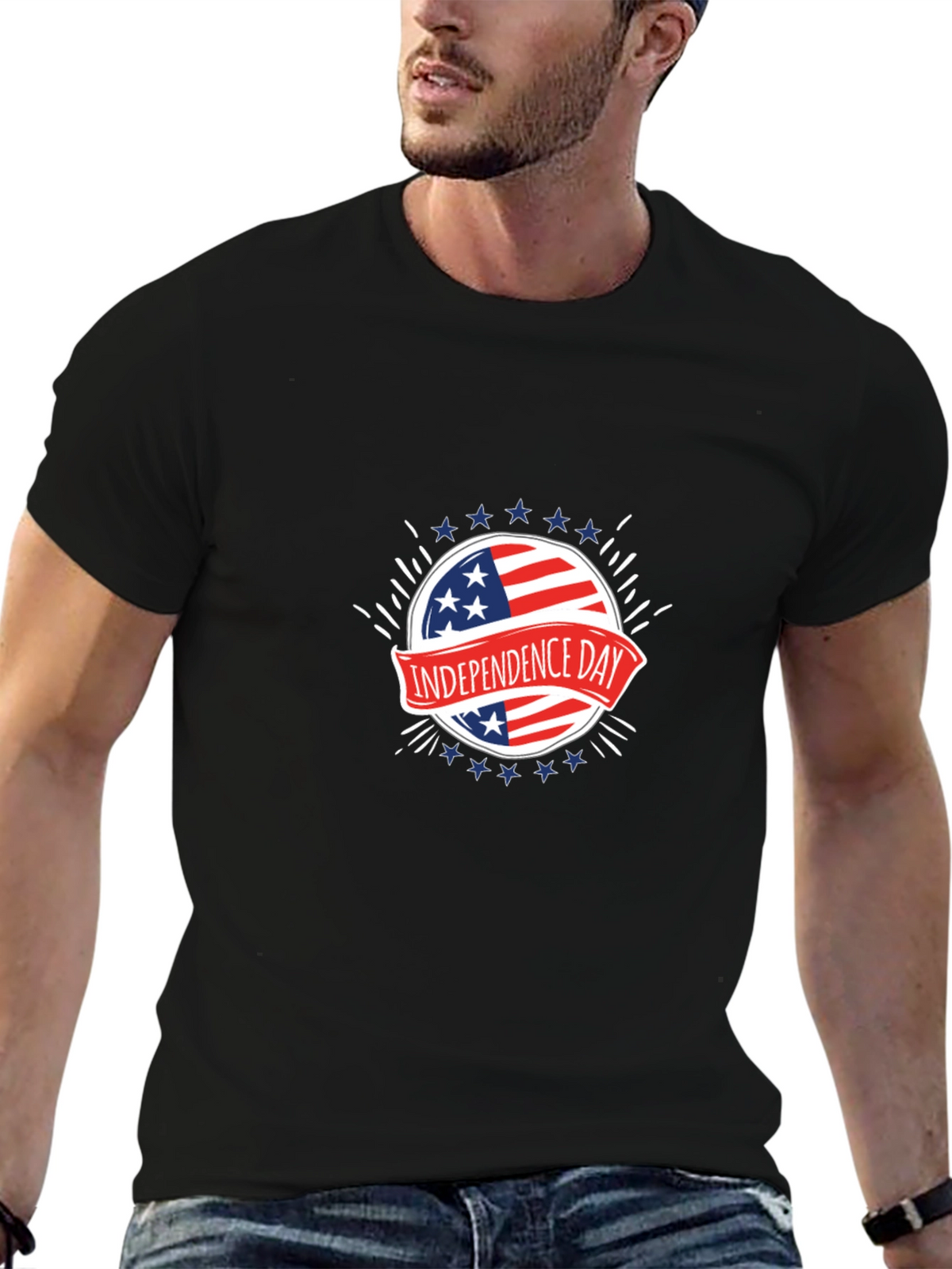 Independence Day Graphic T-Shirt - Patriotic USA