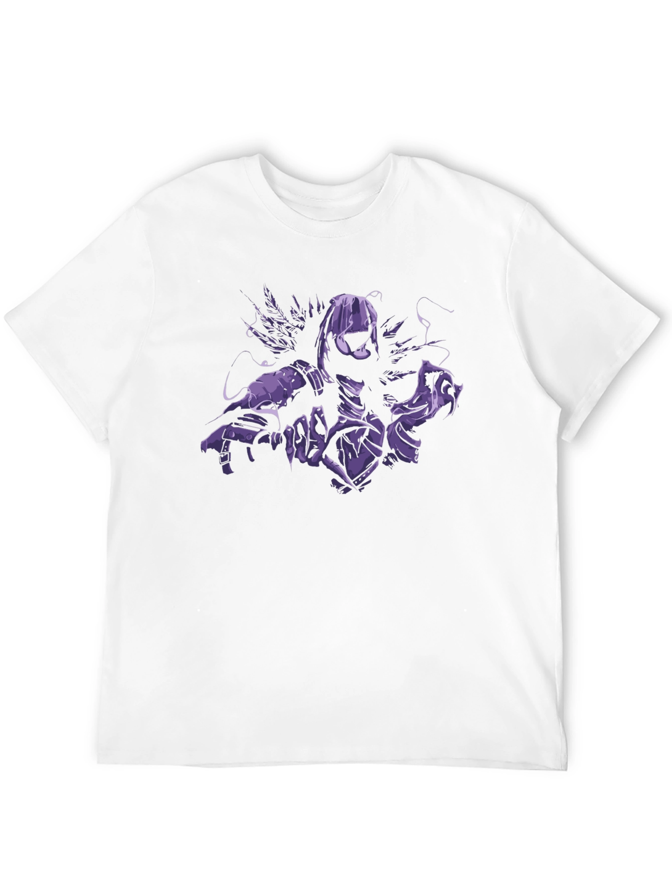 Raven Graphic Black T-Shirt for Men