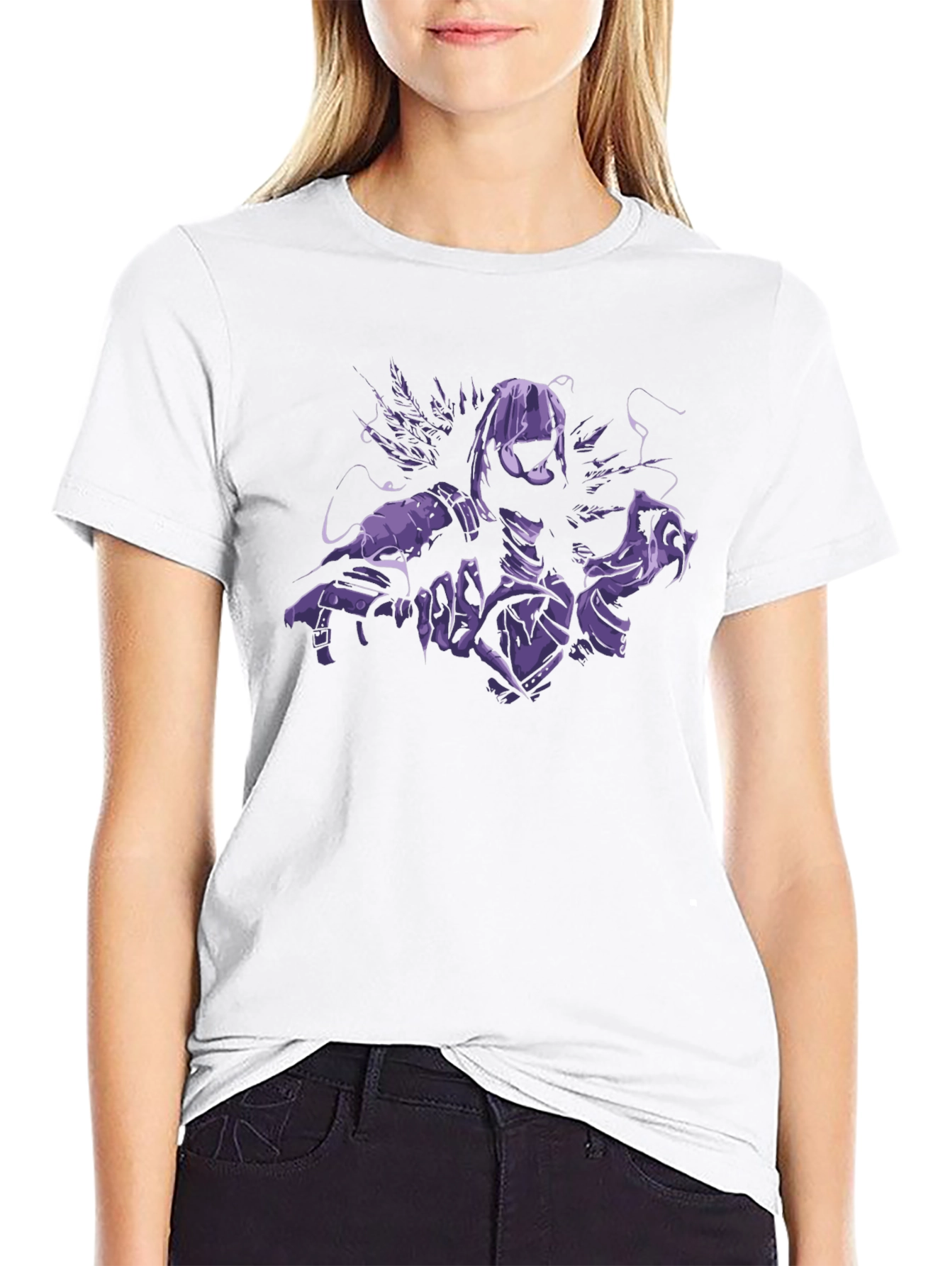 Raven Graphic Black T-Shirt for Men