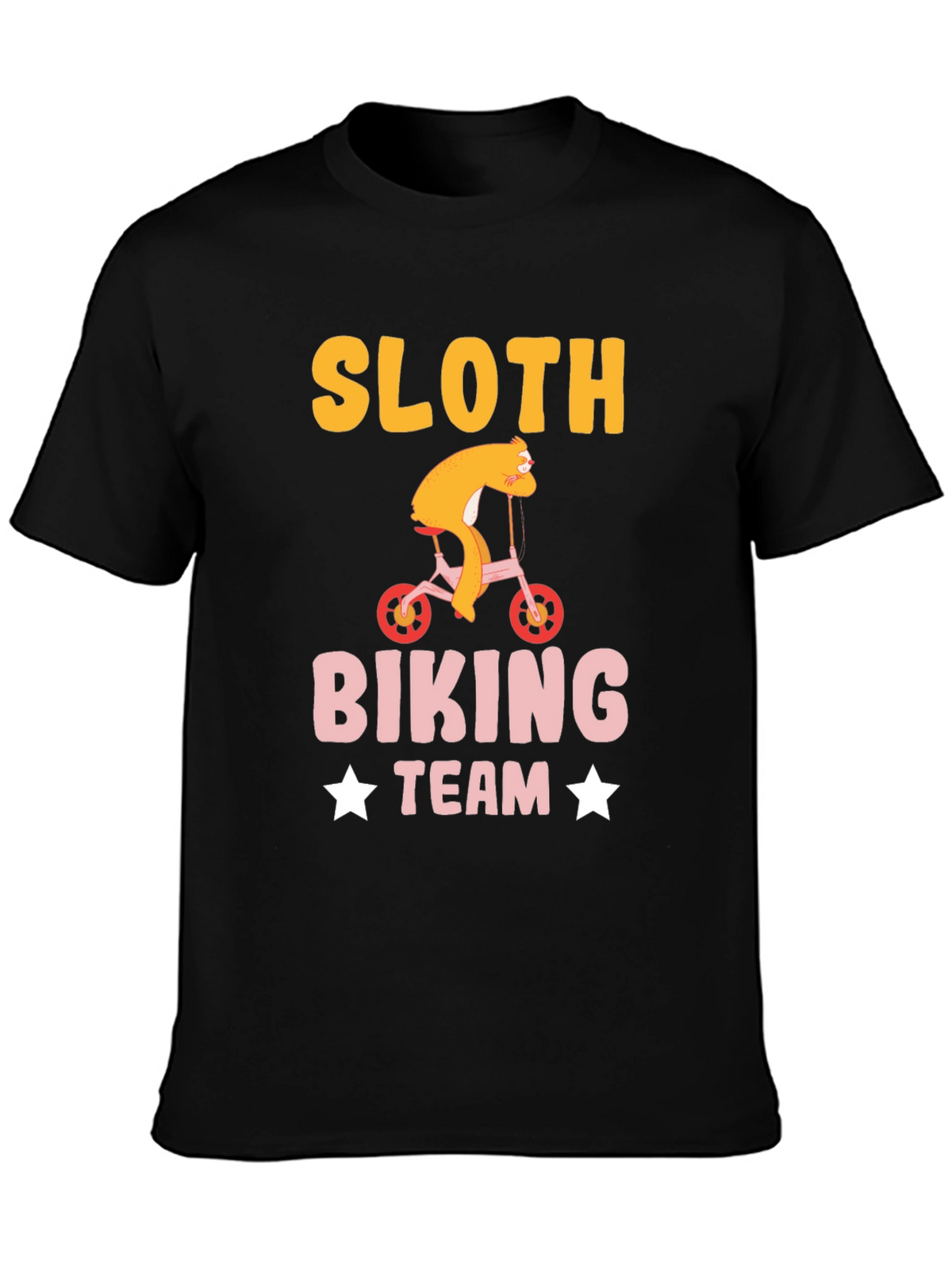 Sloth Biking Team T-Shirt Funny Sloth Tee