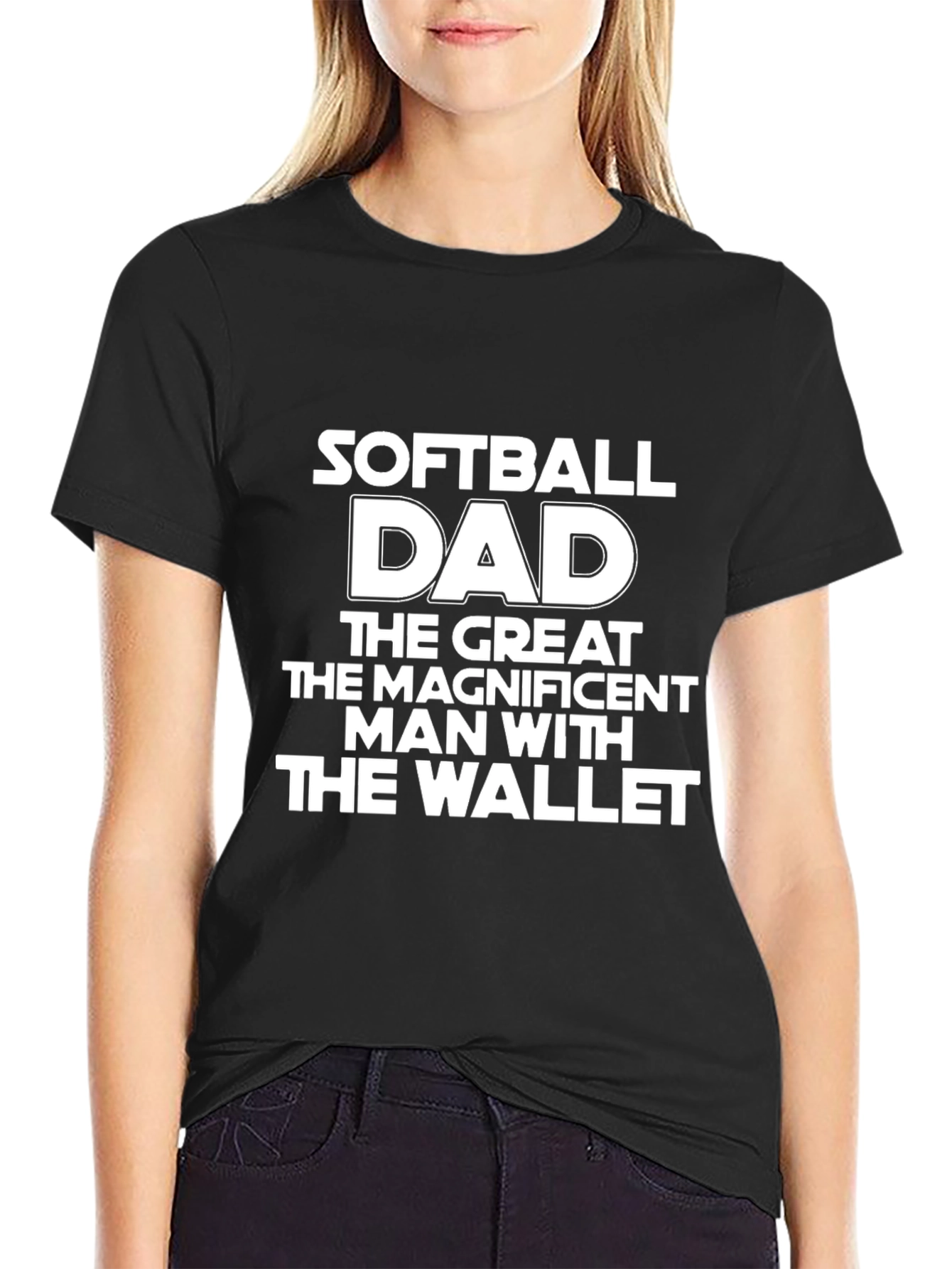 Softball Dad Graphic T-Shirt
