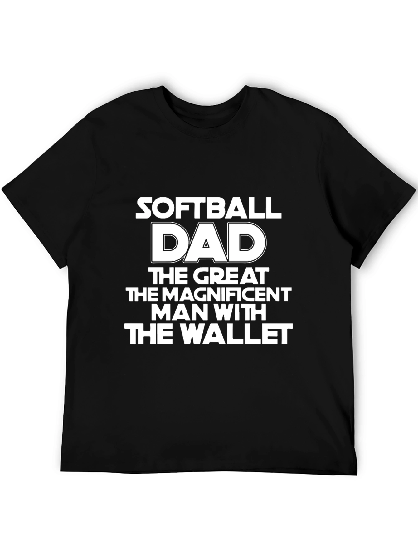 Softball Dad Graphic T-Shirt
