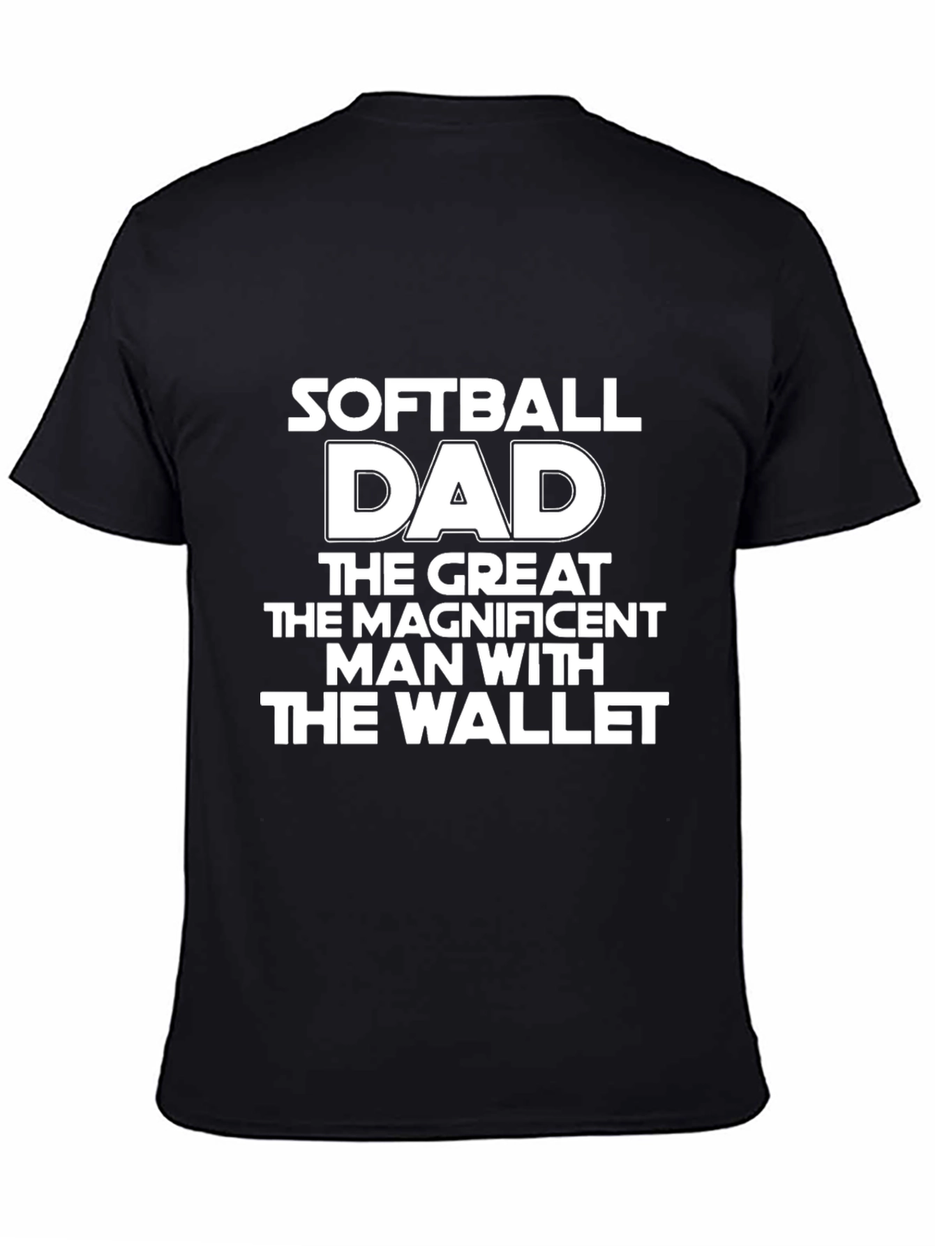 Softball Dad Graphic T-Shirt