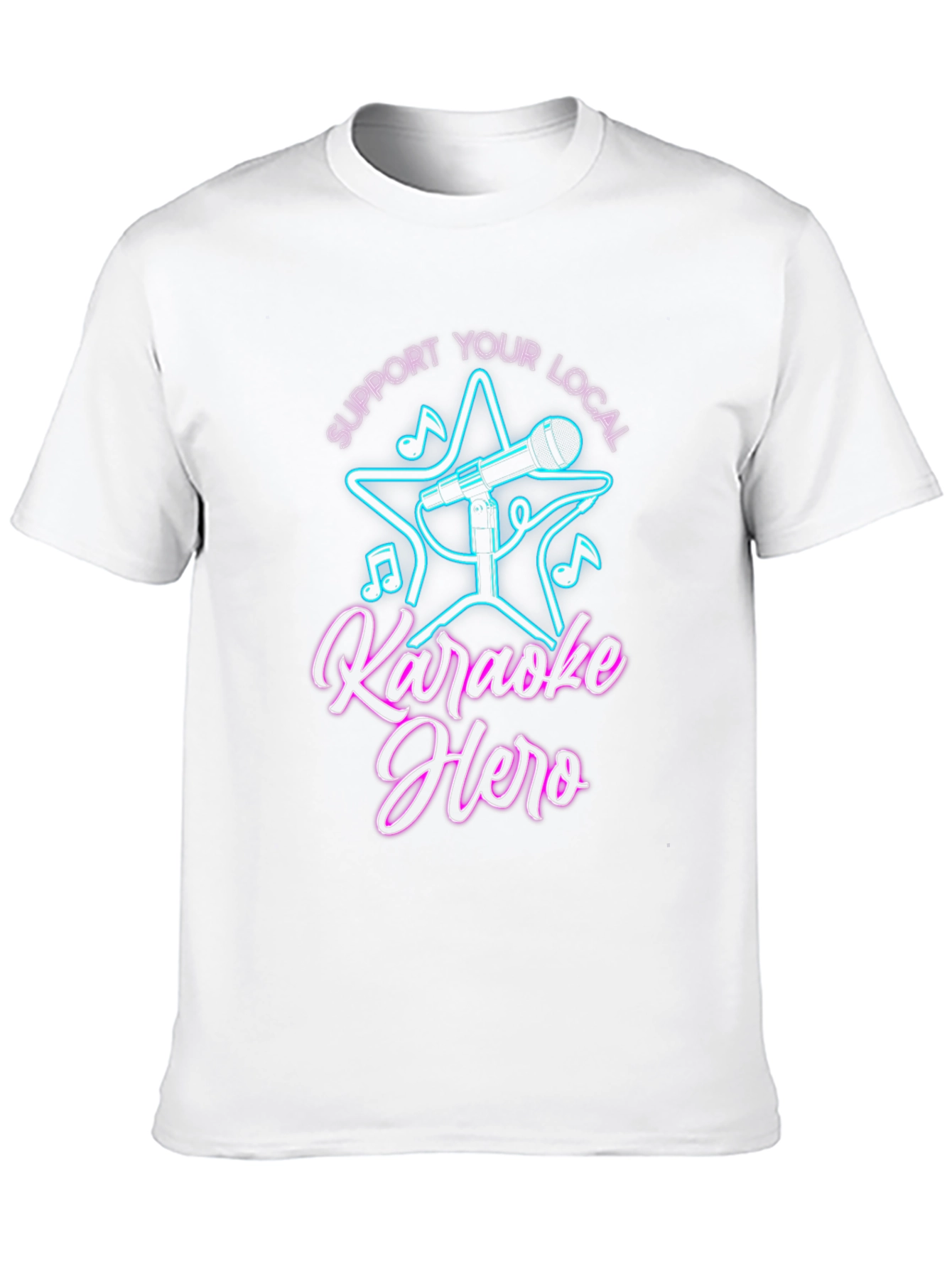 Karaoke Hero Graphic Tee - Support Local Music