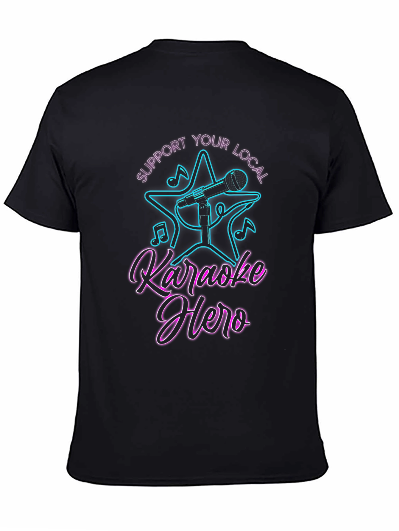 Karaoke Hero Graphic Tee - Support Local Music