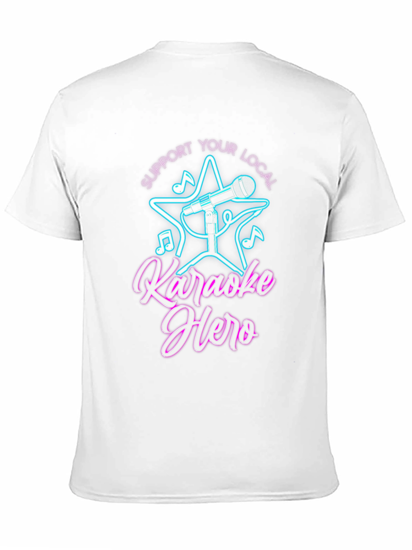 Karaoke Hero Graphic Tee - Support Local Music