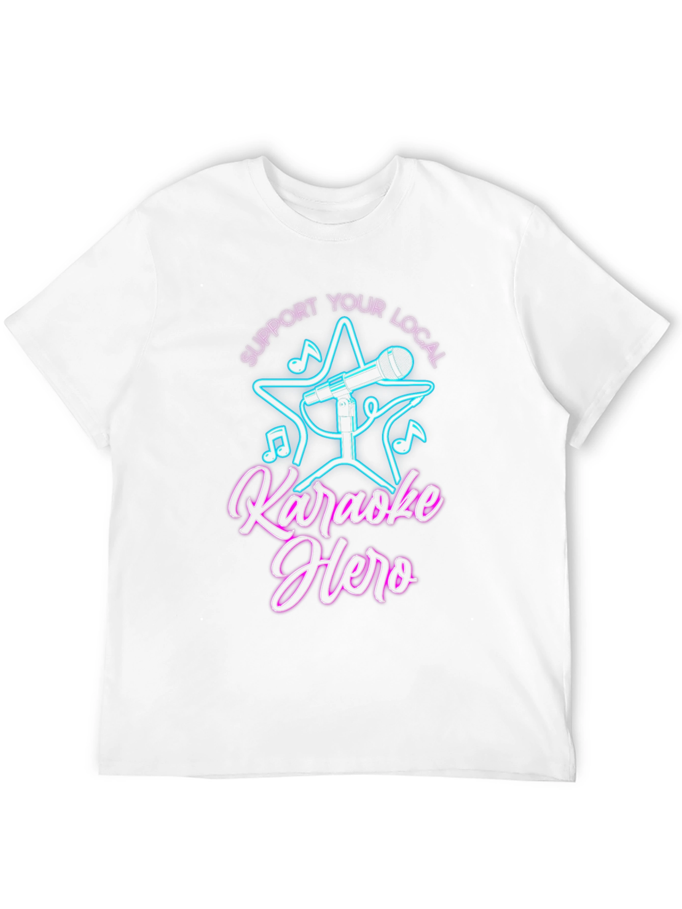 Karaoke Hero Graphic Tee - Support Local Music
