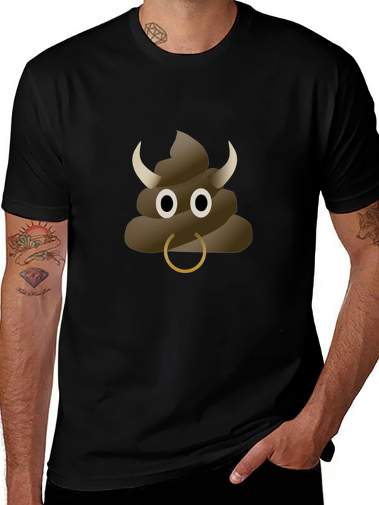 Bull Poop Emoji T-Shirt - Funny & Unique