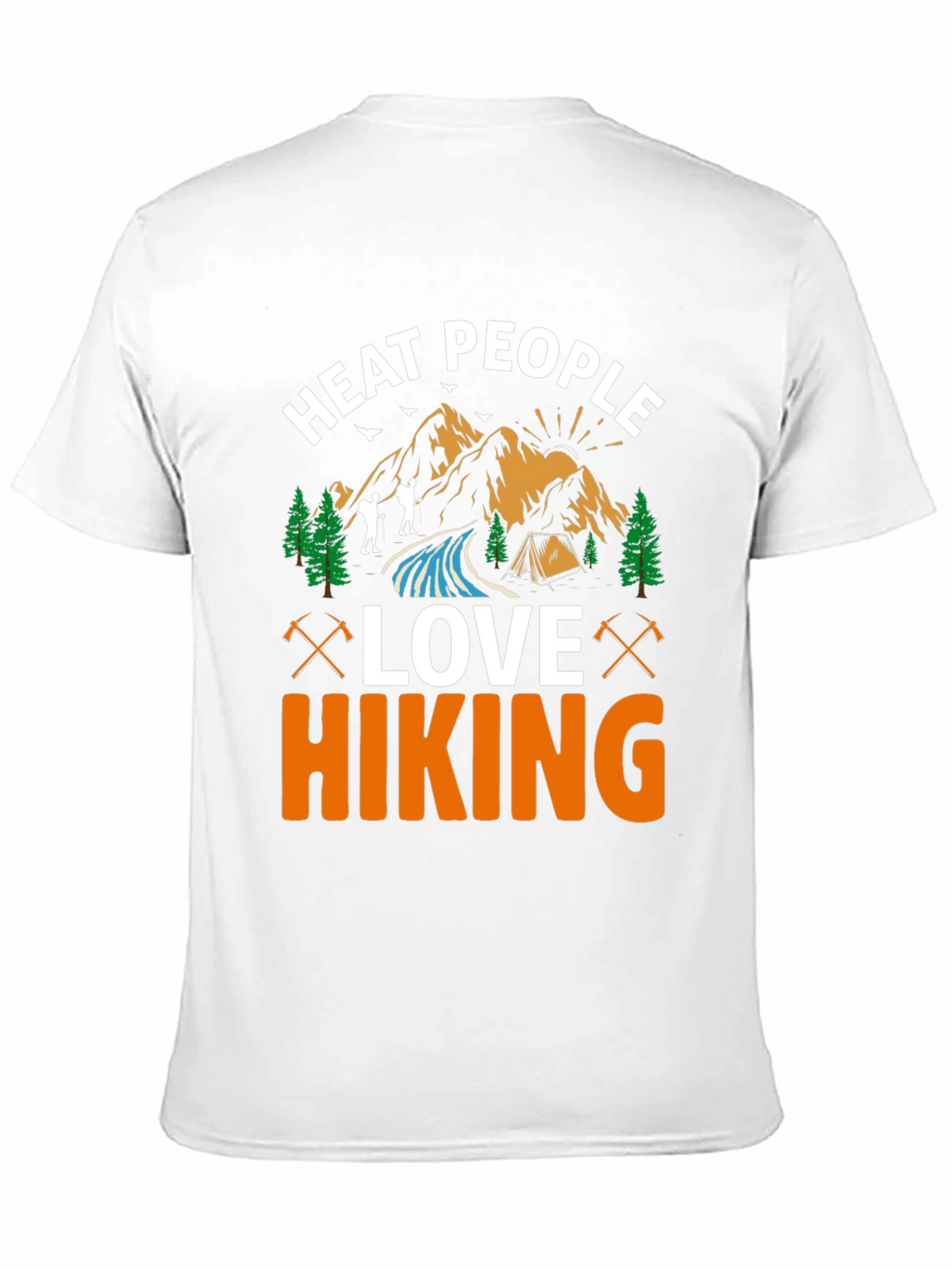 Heat People Love Hiking Graphic Tee