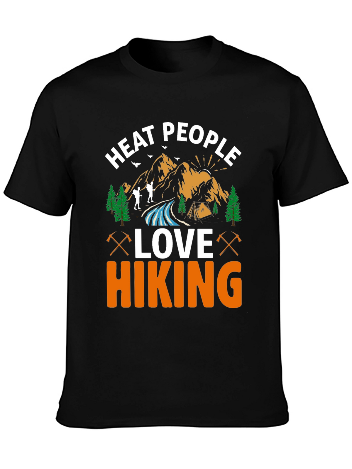 Heat People Love Hiking Graphic Tee