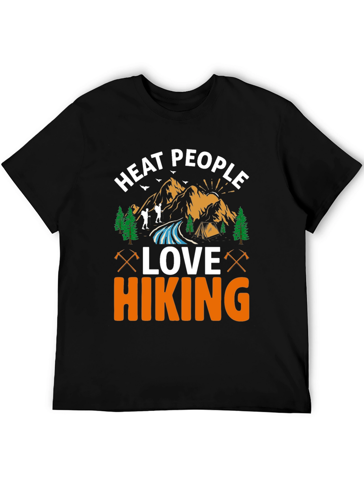 Heat People Love Hiking Graphic Tee