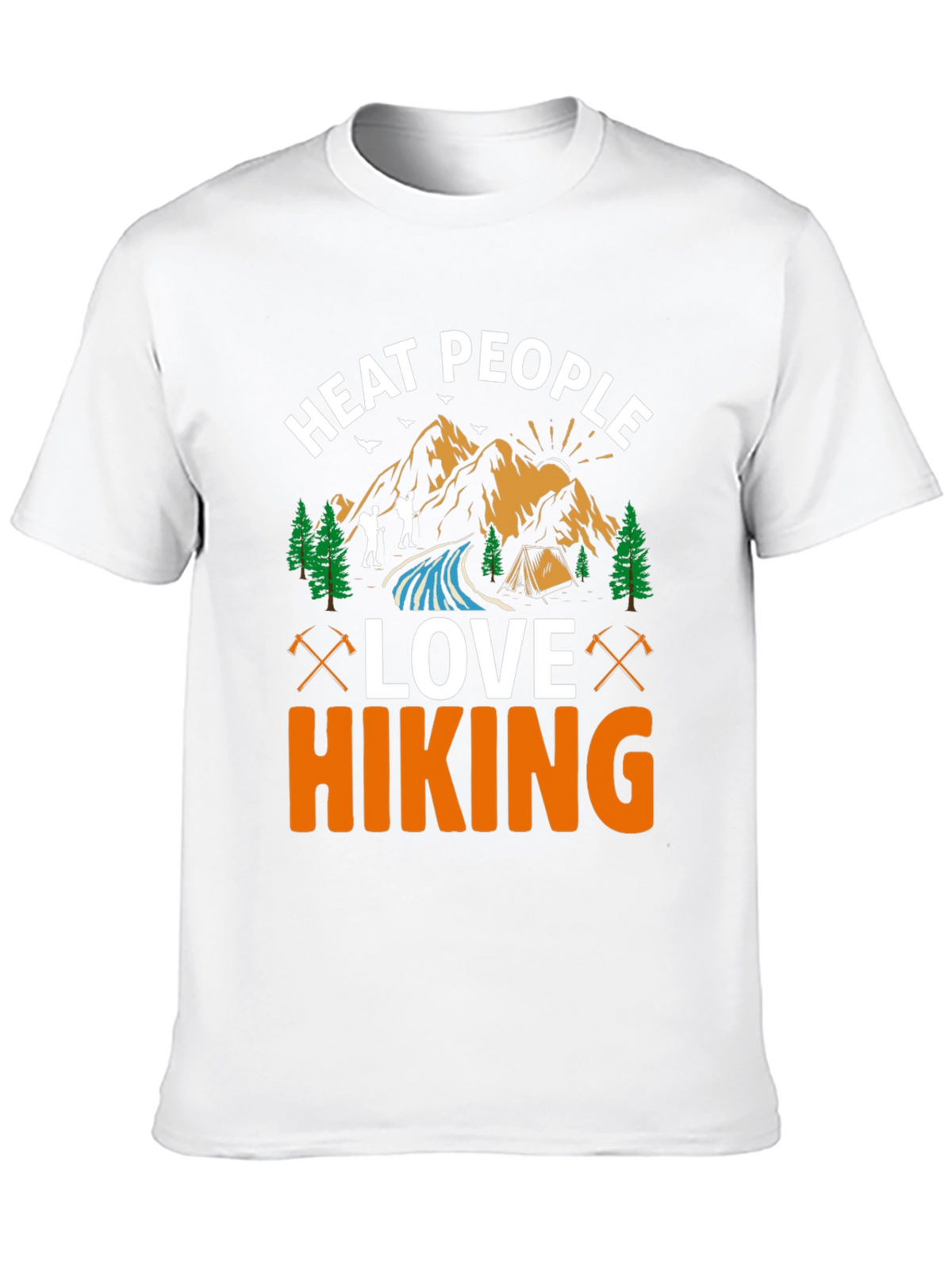 Heat People Love Hiking Graphic Tee