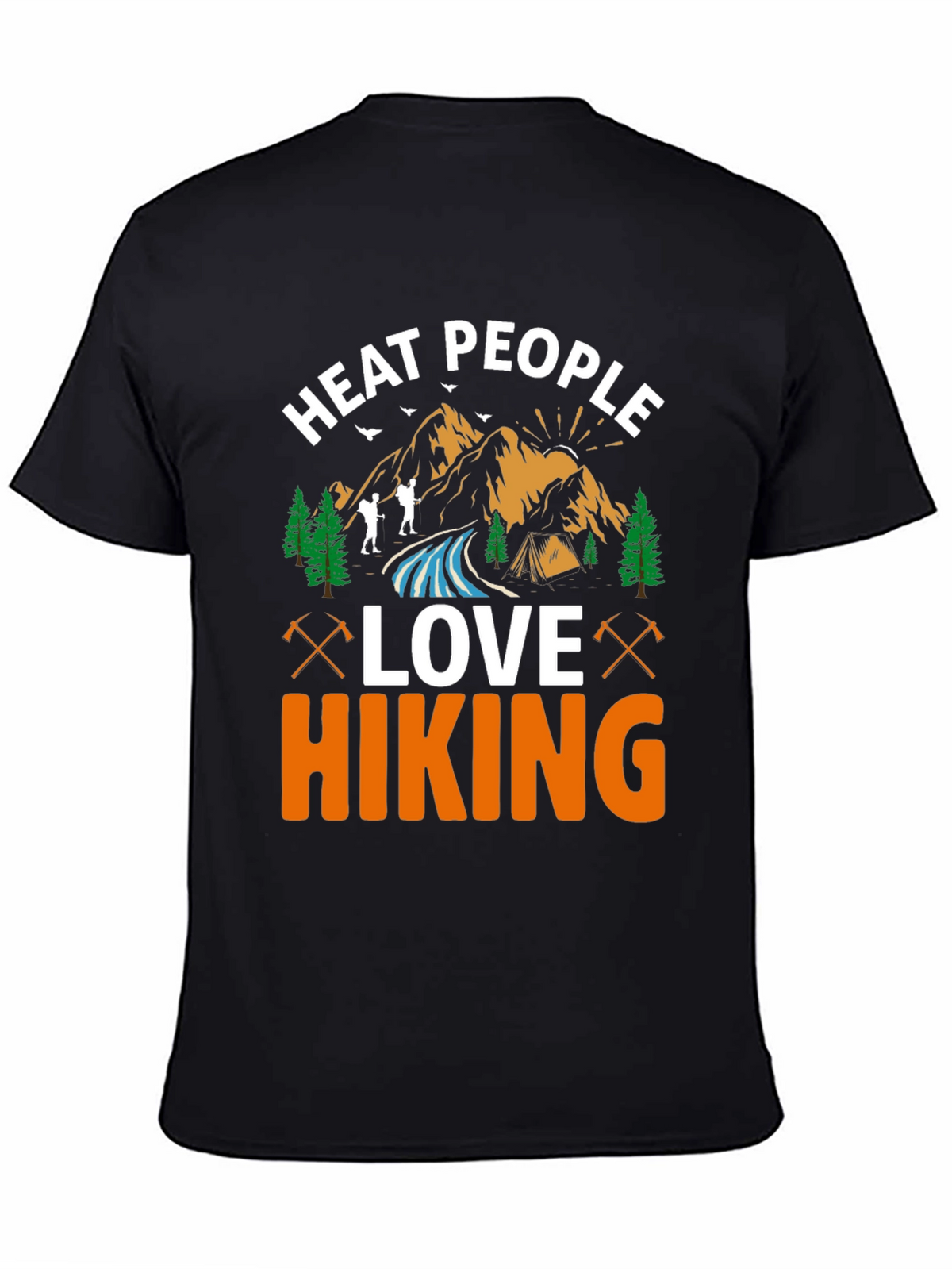 Heat People Love Hiking Graphic Tee