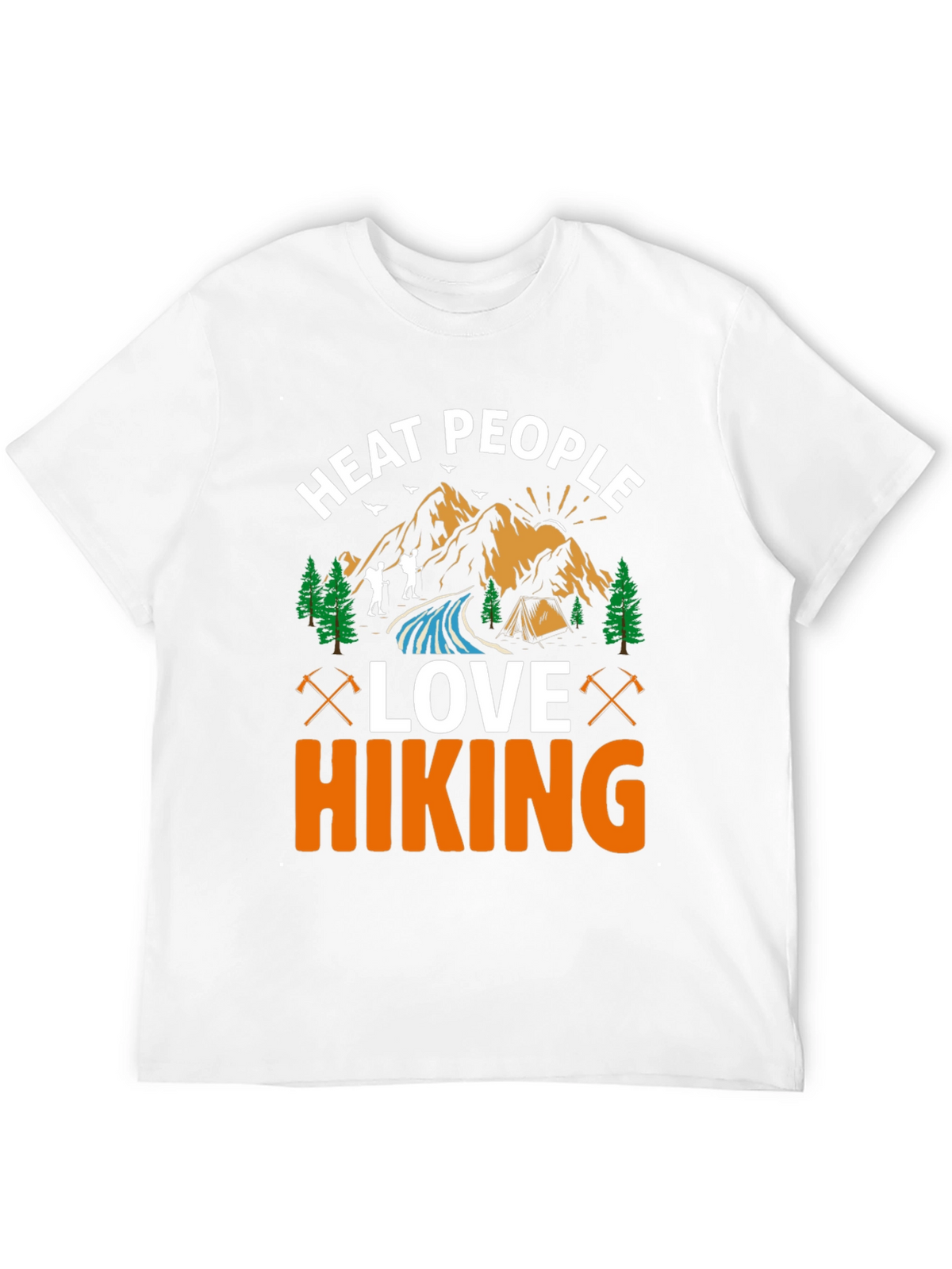 Heat People Love Hiking Graphic Tee