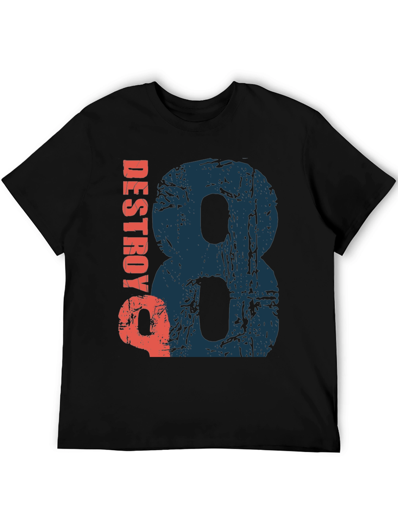 Destroy T-Shirt - Graphic Print Tee