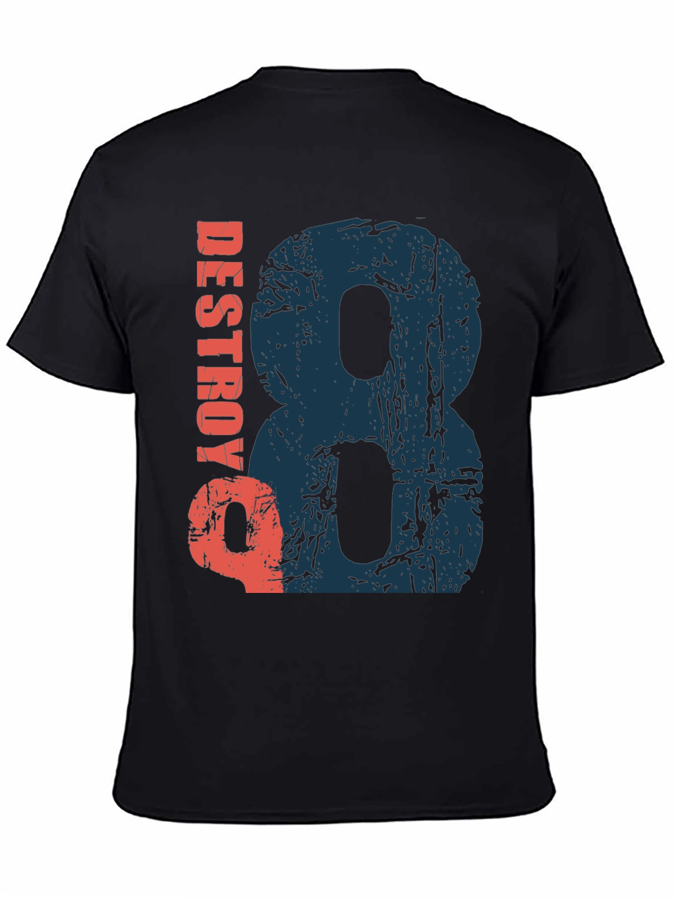 Destroy T-Shirt - Graphic Print Tee