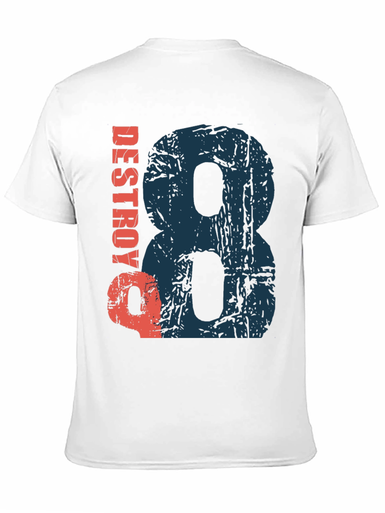 Destroy T-Shirt - Graphic Print Tee