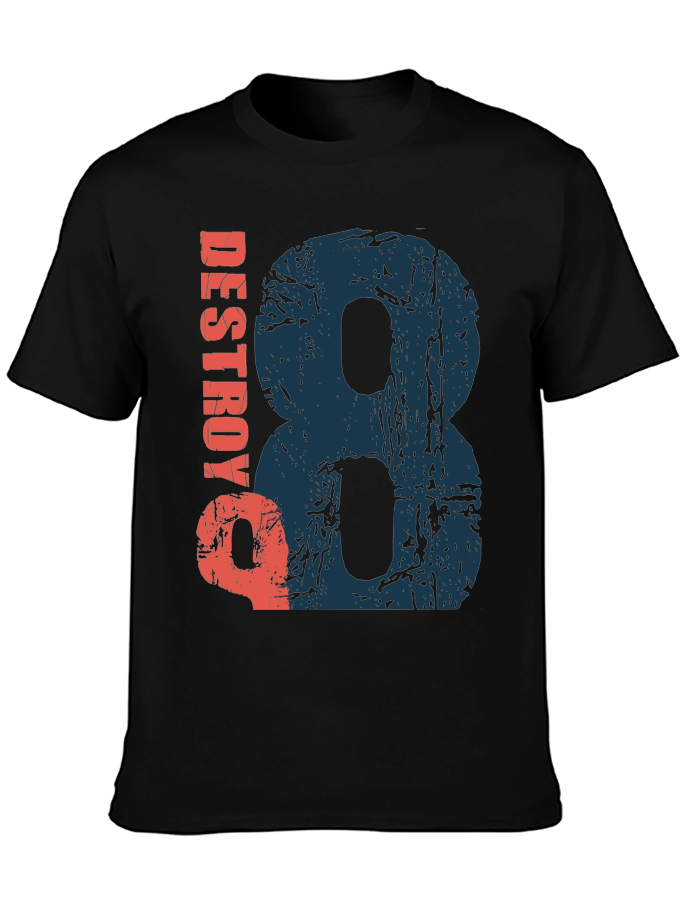 Destroy T-Shirt - Graphic Print Tee