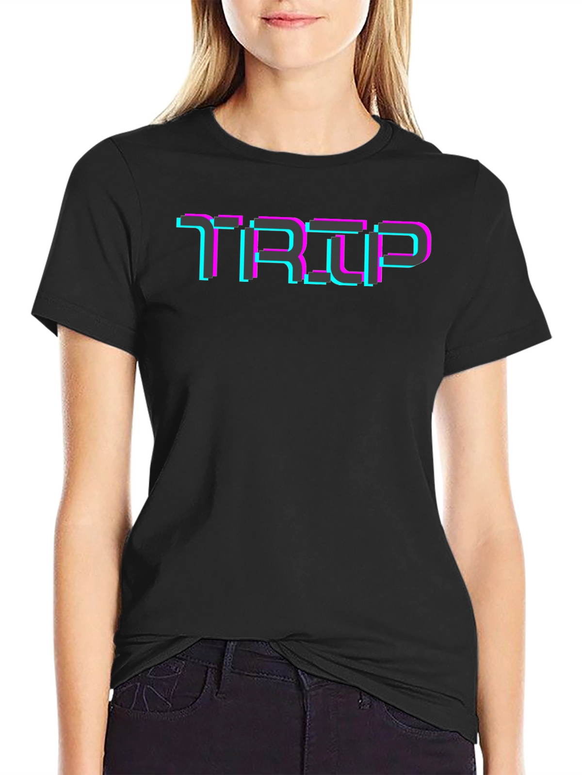 TRIP Glitch T-Shirt - Retro Style