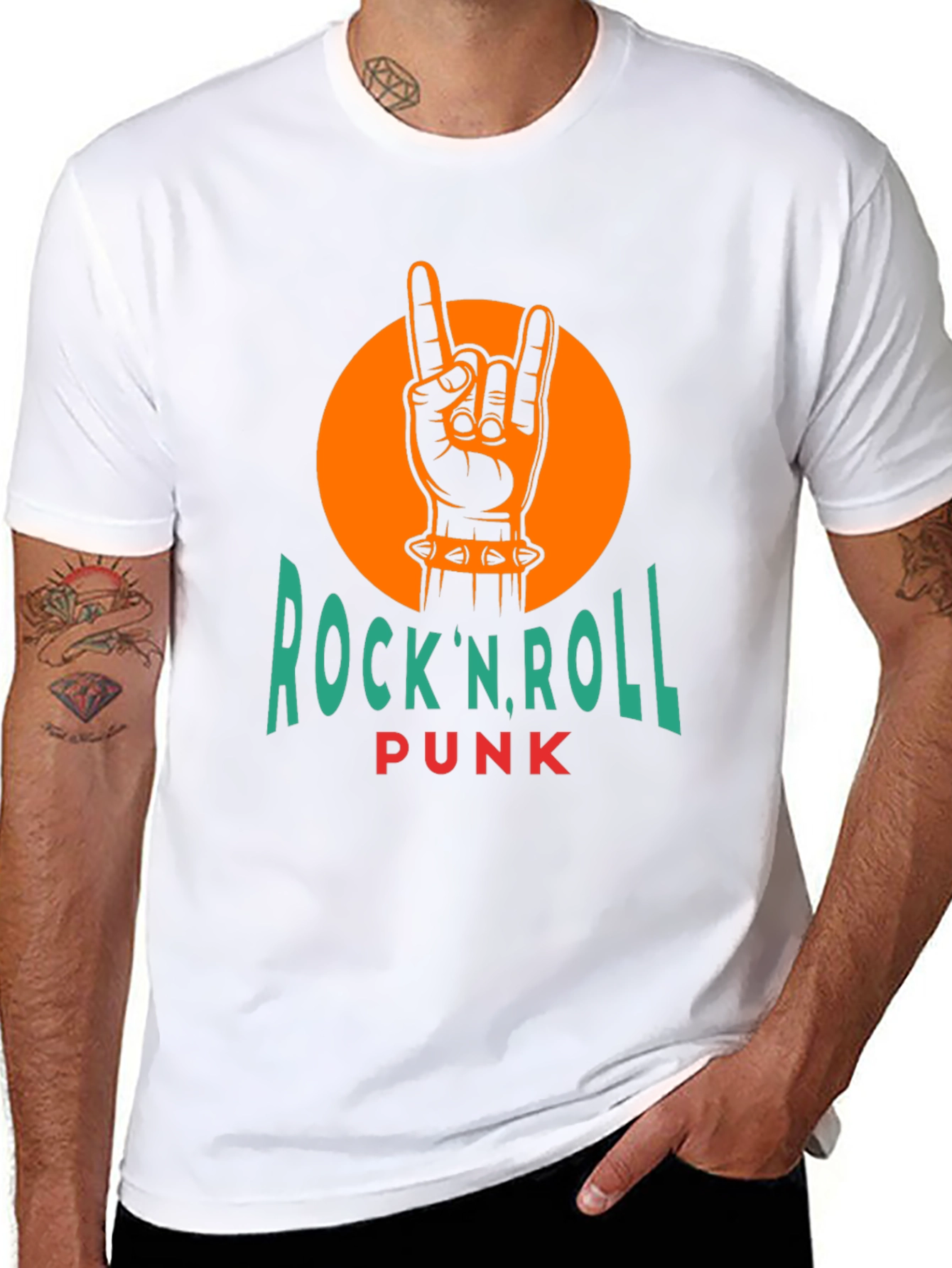 Rock N Roll Punk Graphic Tee
