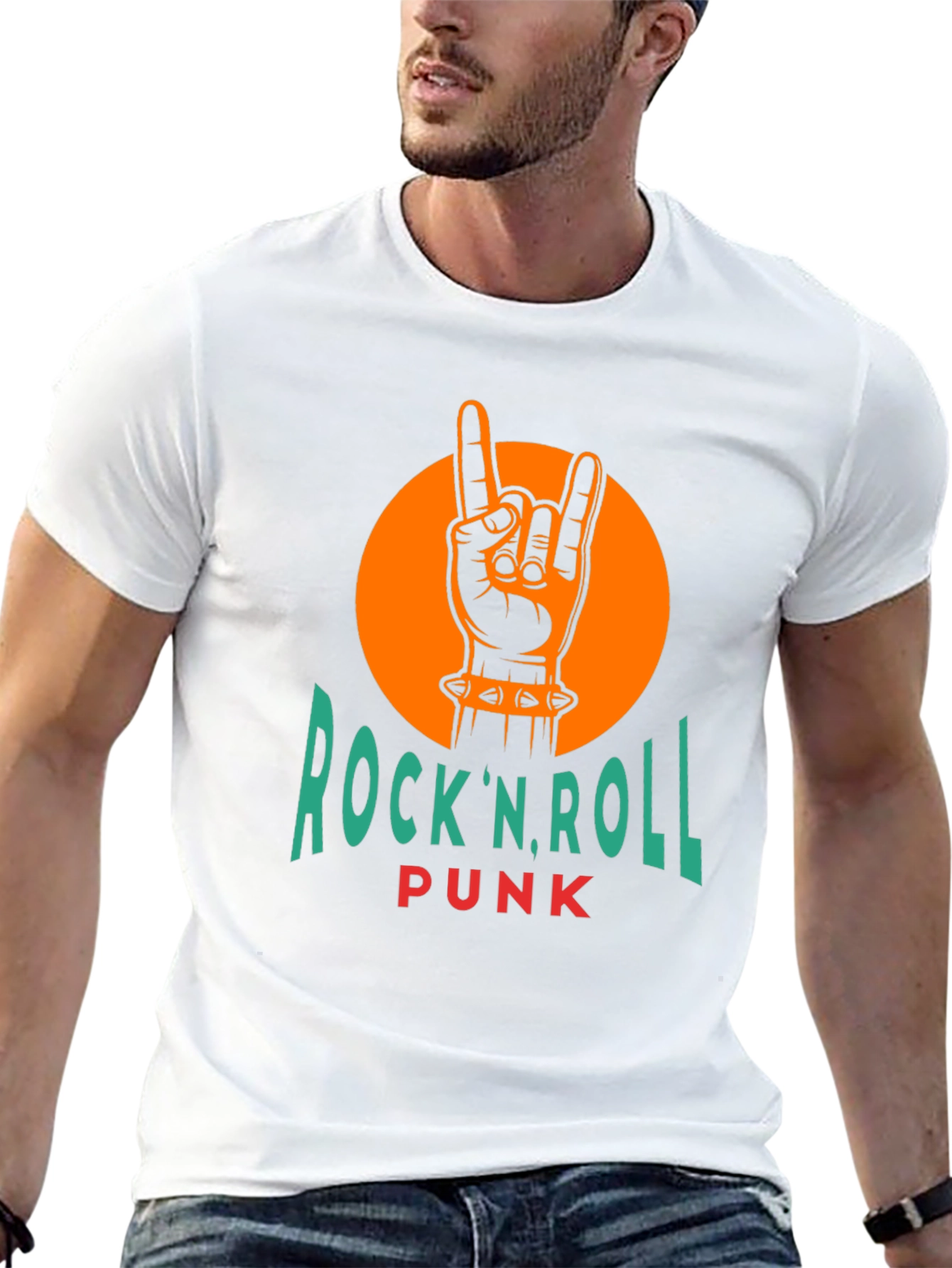 Rock N Roll Punk Graphic Tee