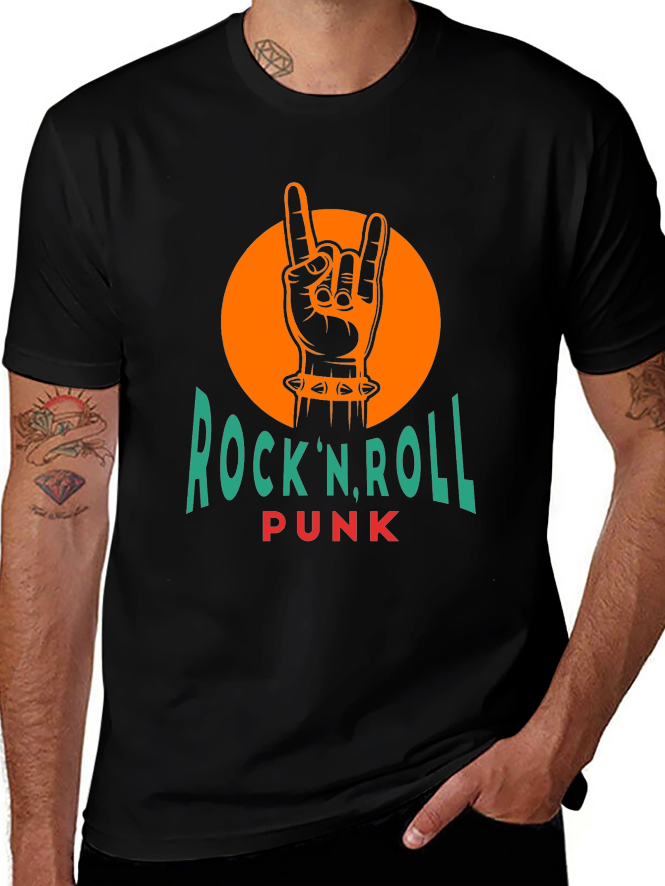 Rock N Roll Punk Graphic Tee