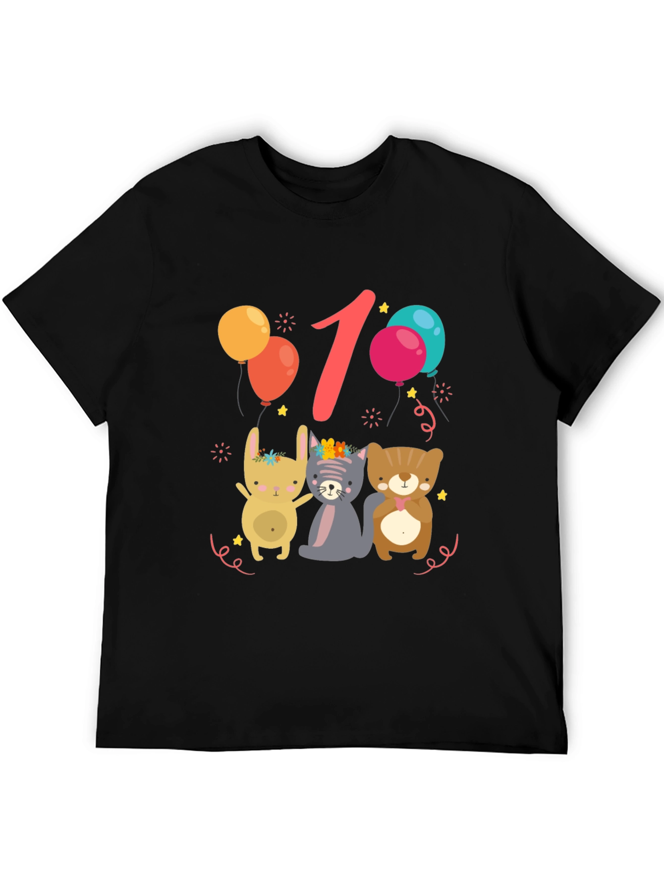 Cute 1st Birthday Animal Tee