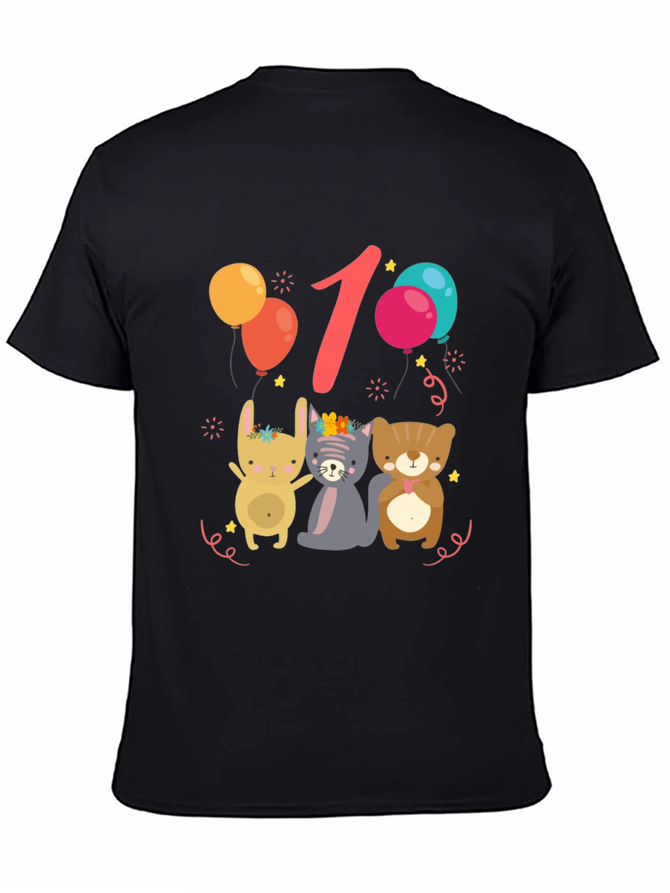 Cute 1st Birthday Animal Tee