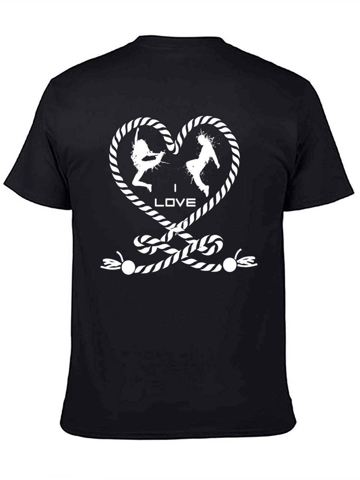 I Love Dance T-Shirt - Rope Heart Design