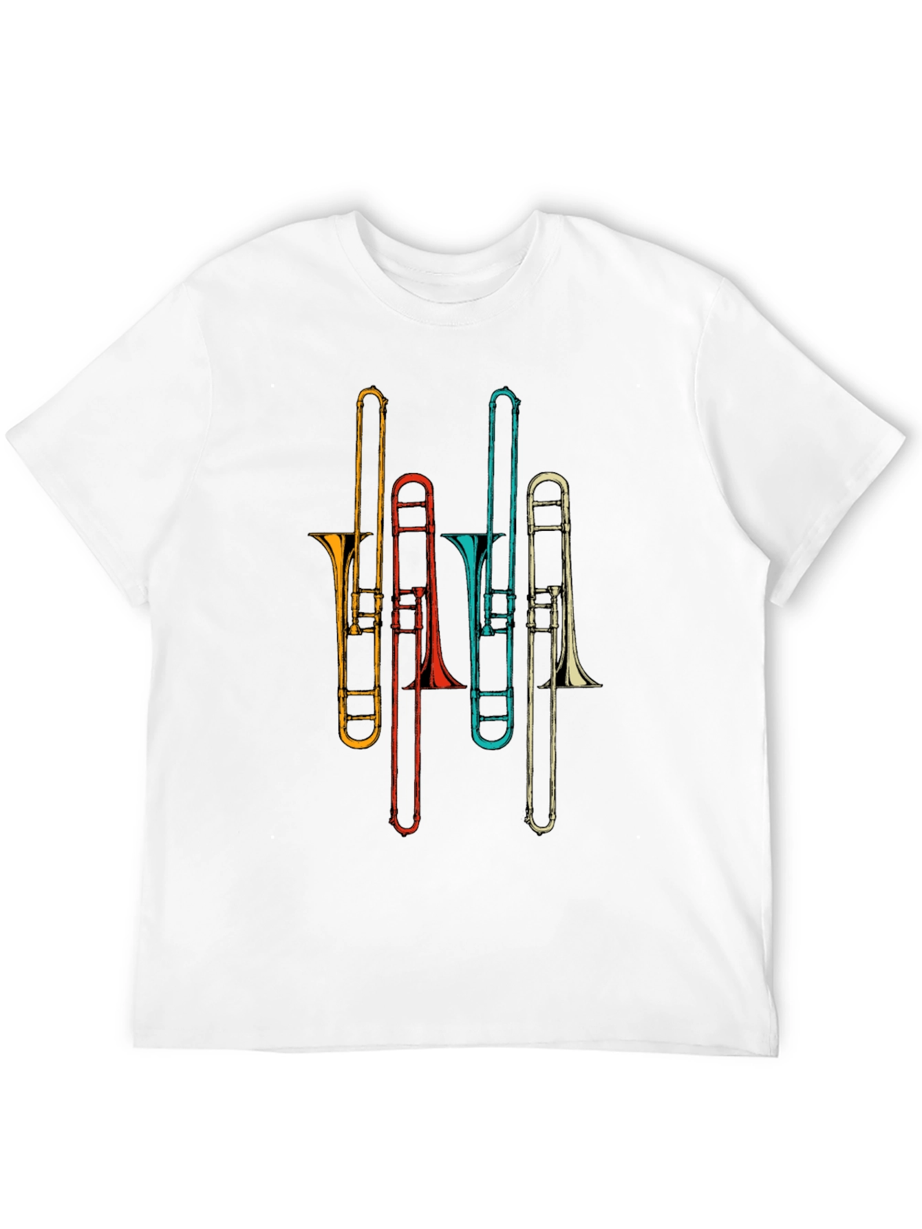 Retro Trombone Music T-Shirt