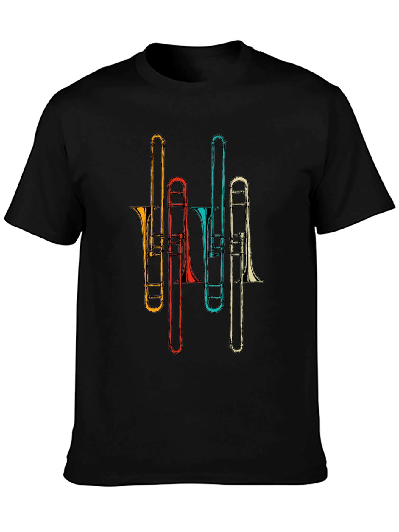 Retro Trombone Music T-Shirt